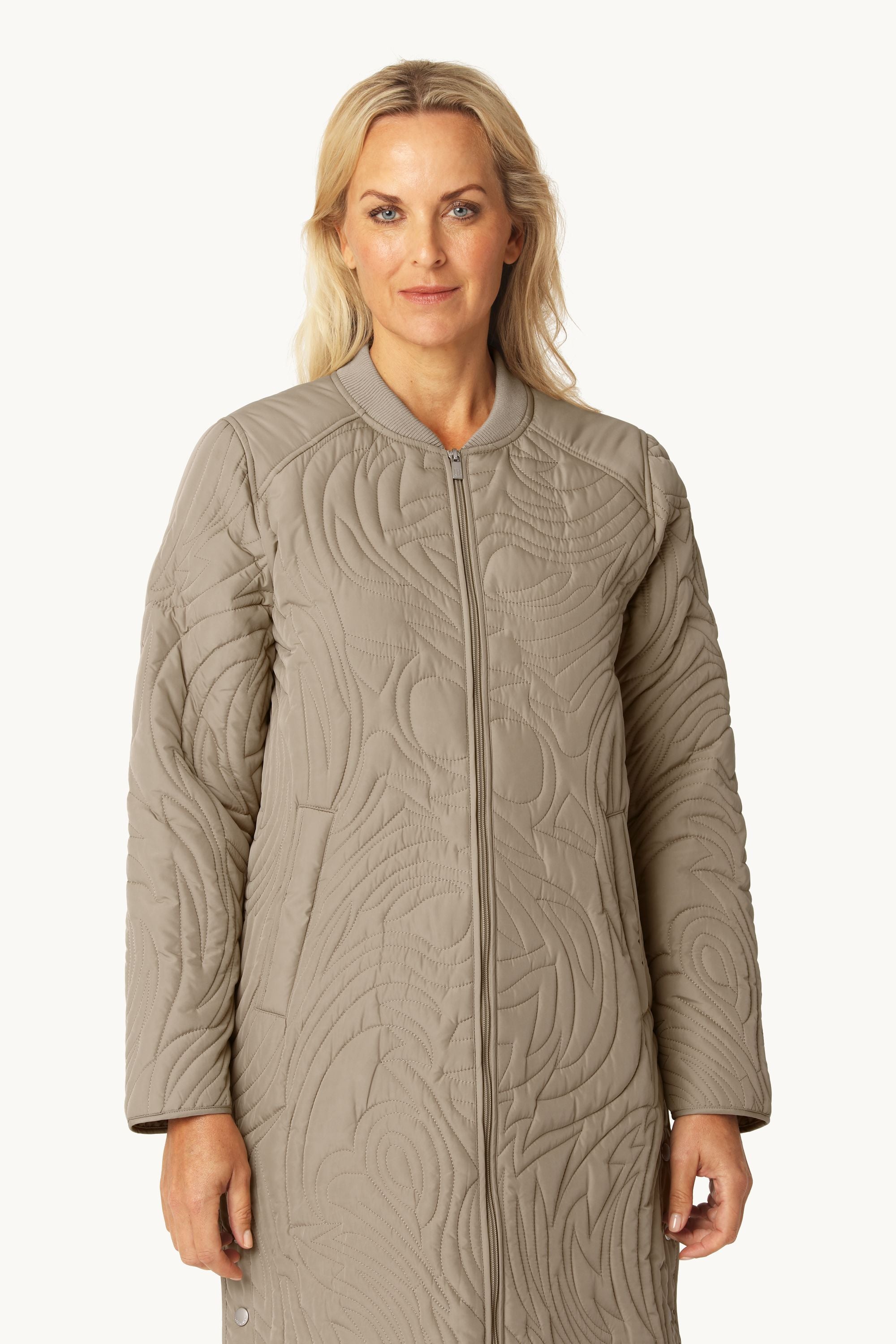 Quiltad Jacka - Coriander