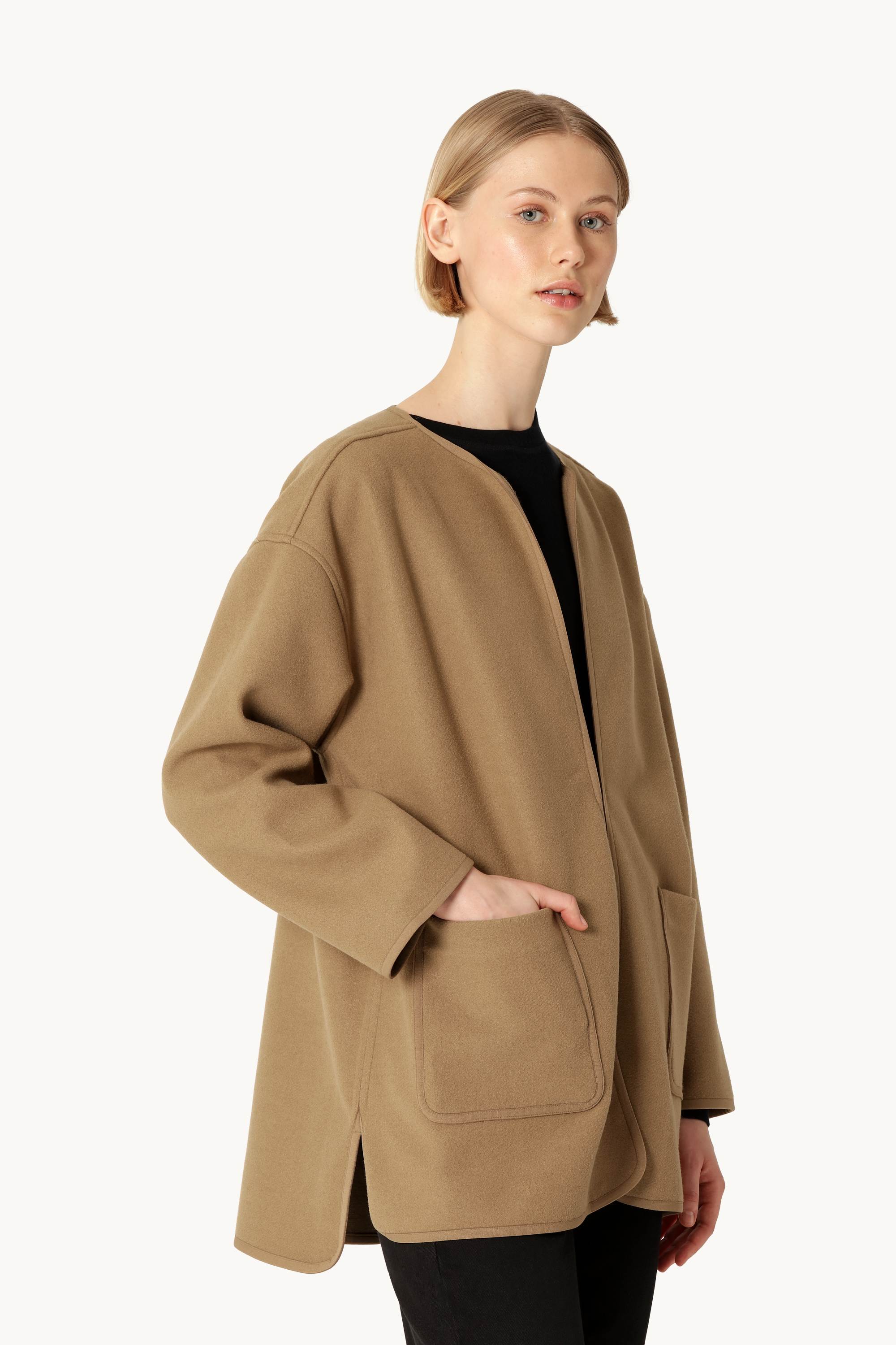 Filtad Casual Jacka - Mocca