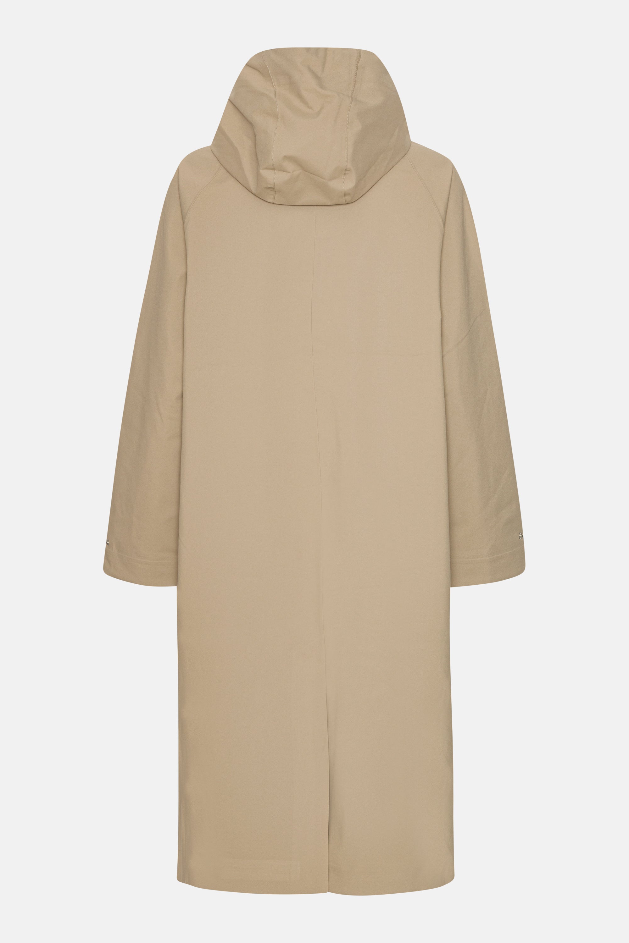 Long Rain Coat - Greige