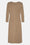Klänning med Veck - Greige