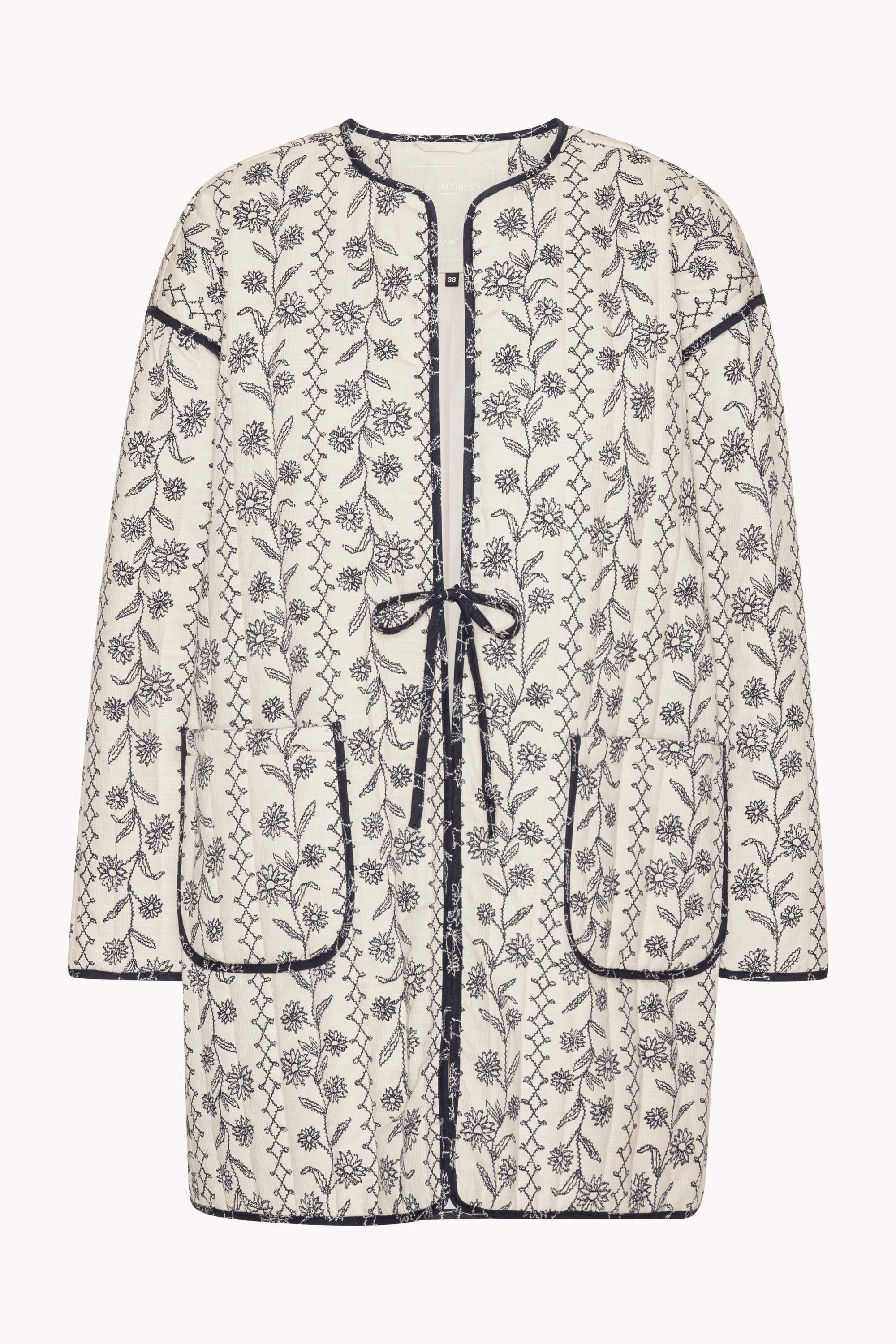 Padded Jacket - White Wildflower