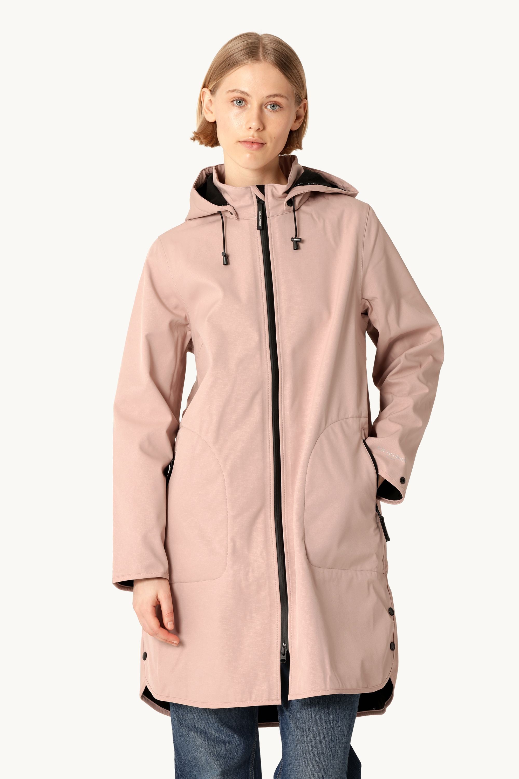 Softshell Regnjacka A-linje - Adobe Rose