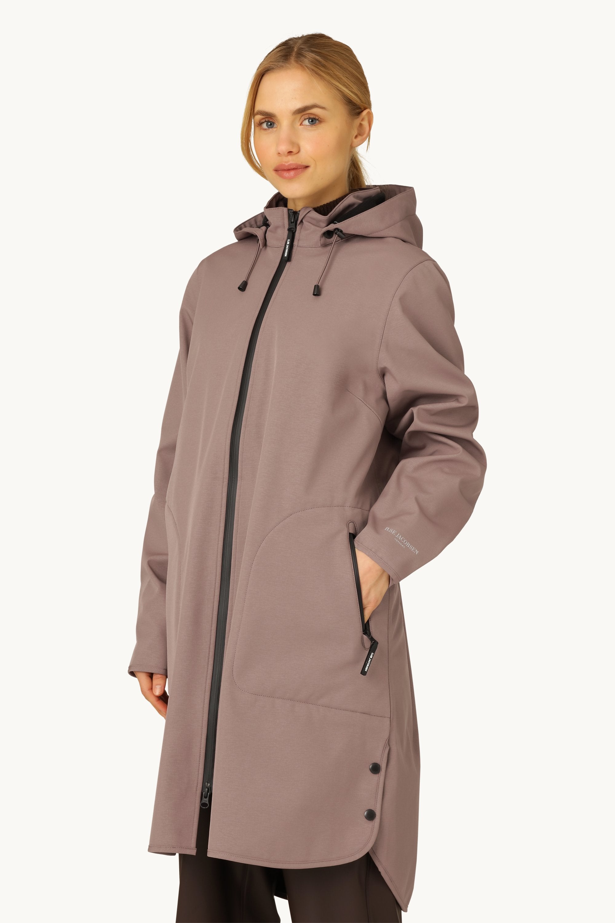 Softshell Regnjacka A-linje - Old Lavender