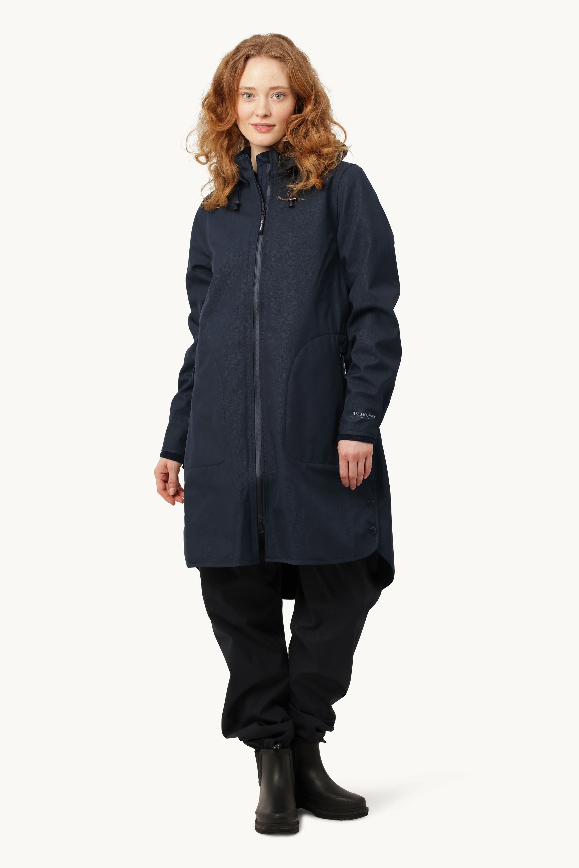 Softshell Regnjacka A-linje - Dark Indigo