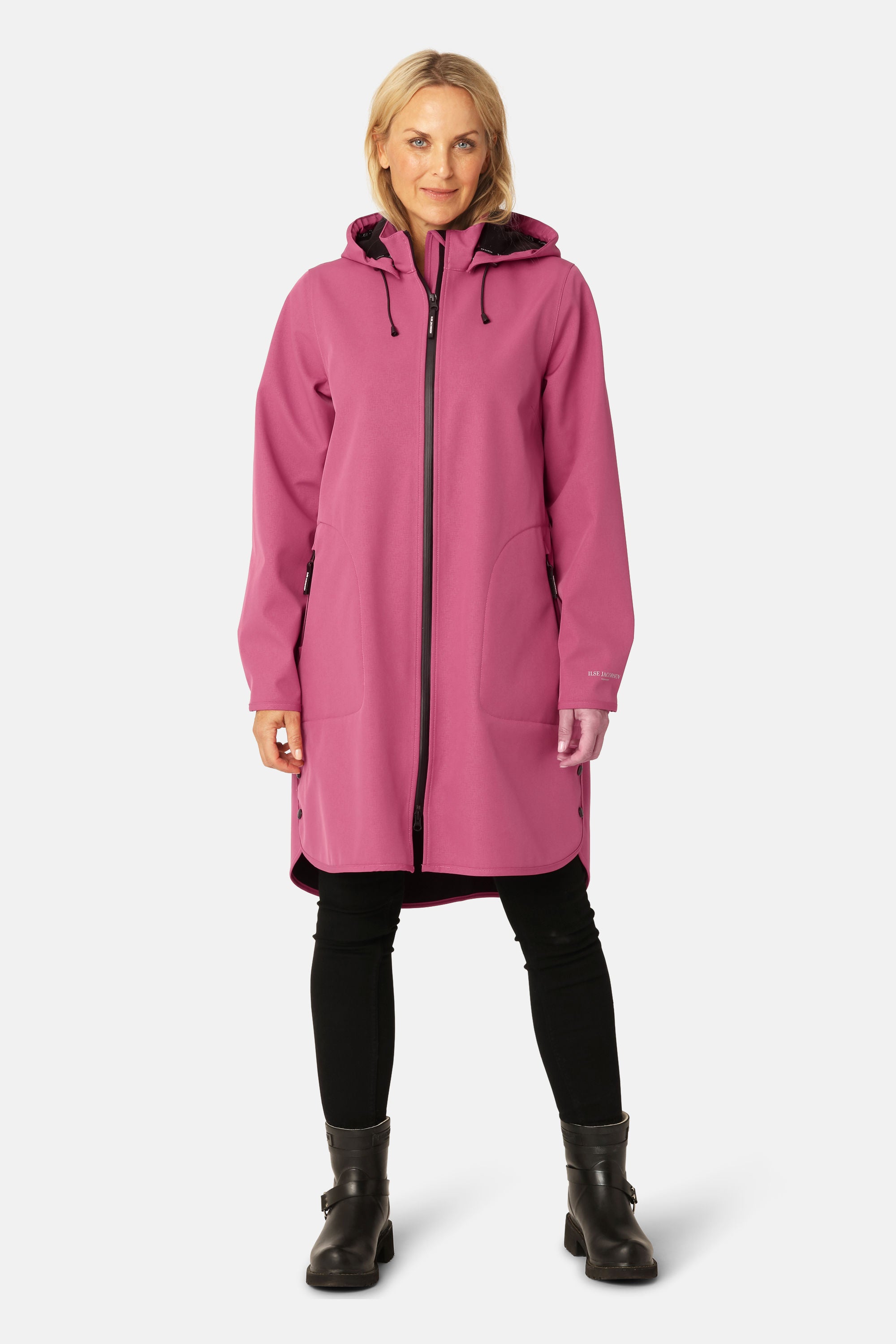Softshell Regnjacka A-linje - Magenta Haze