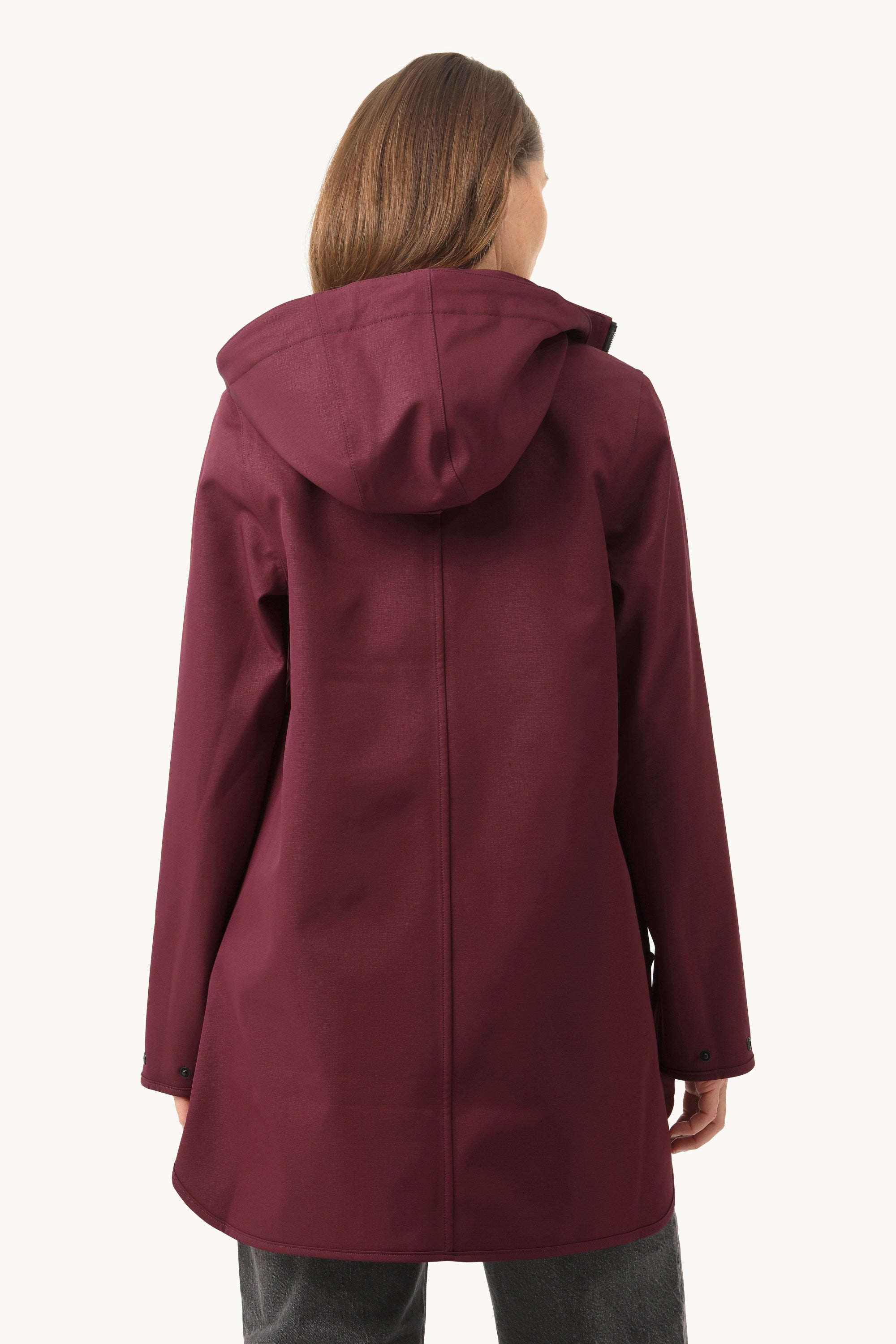 Softshell Regnjacka A-linje - Maroon Banner
