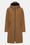 Long Softshell Raincoat - Walnut