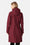 Long Softshell Raincoat - Maroon Banner