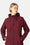Long Softshell Raincoat - Maroon Banner
