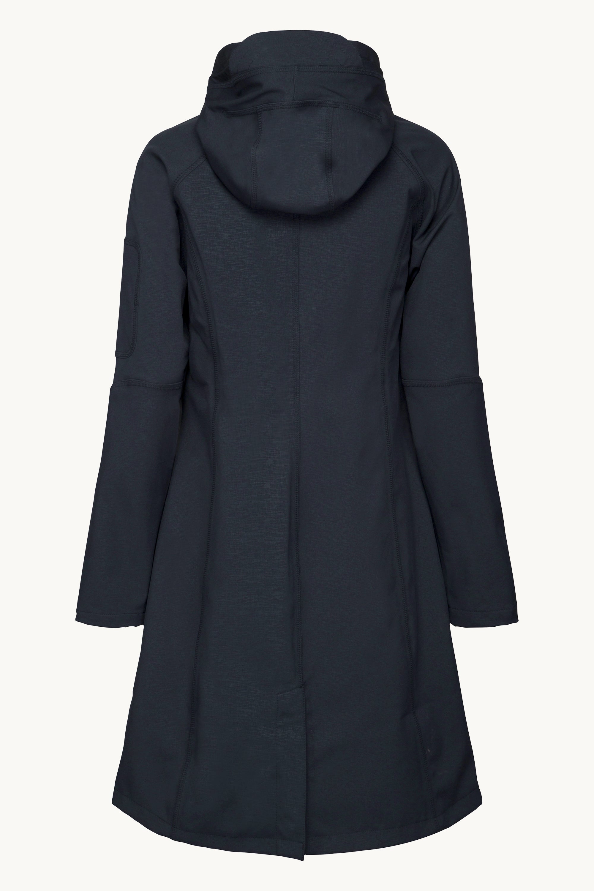 Long Softshell Raincoat - Dark Indigo