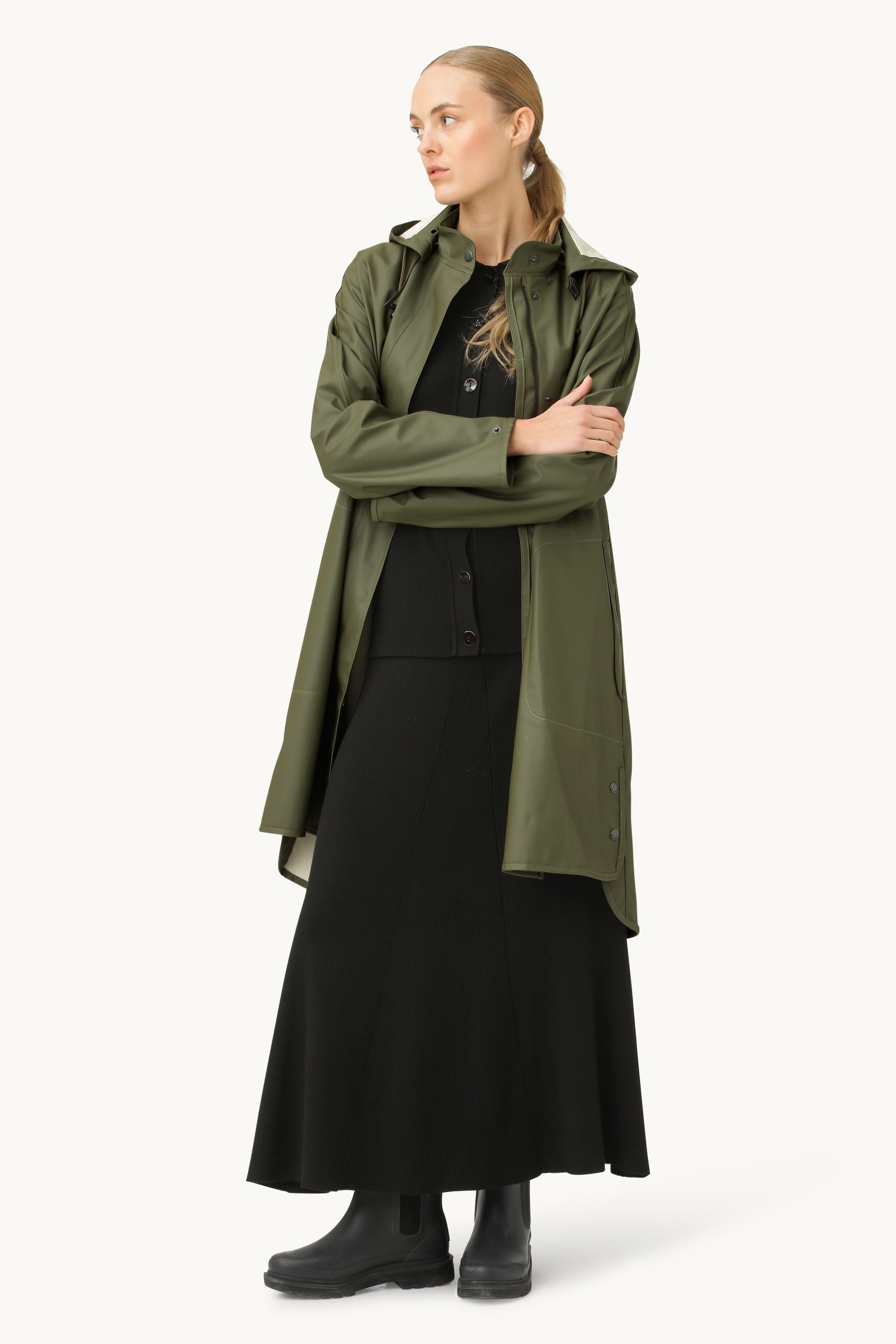 Lätt Regnjacka - Army