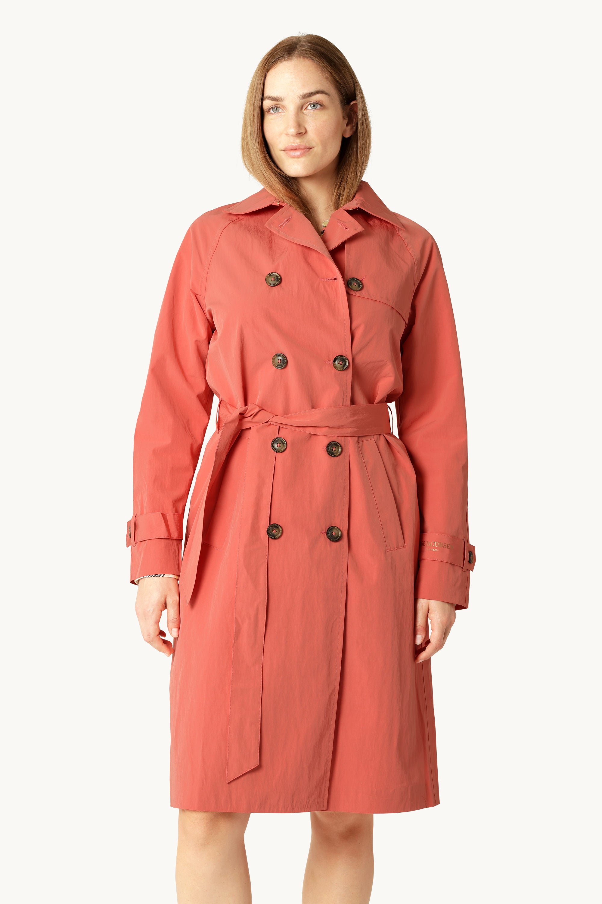 Teknisk Regnrock Trench - Spiced Coral