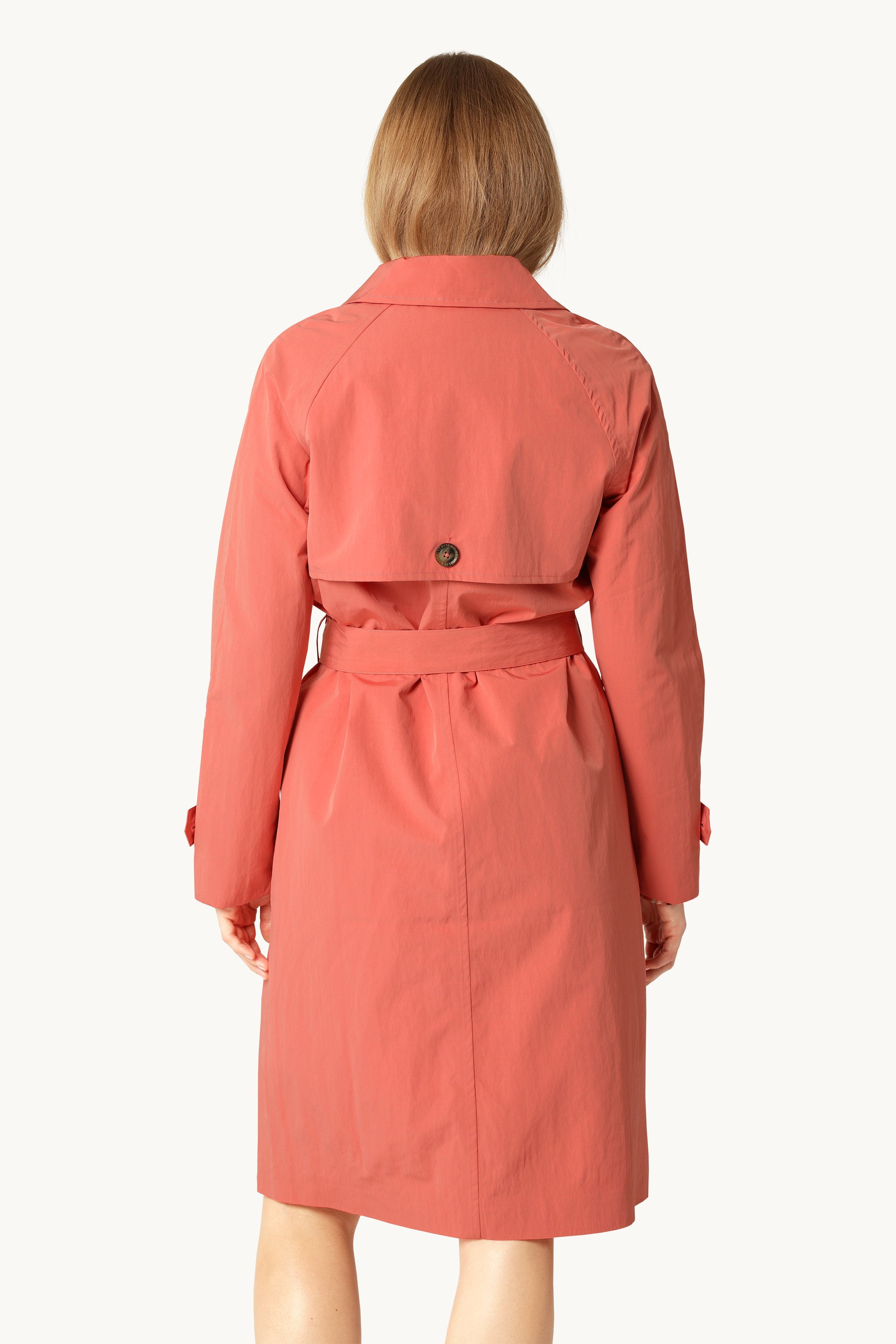 Teknisk Regnrock Trench - Spiced Coral