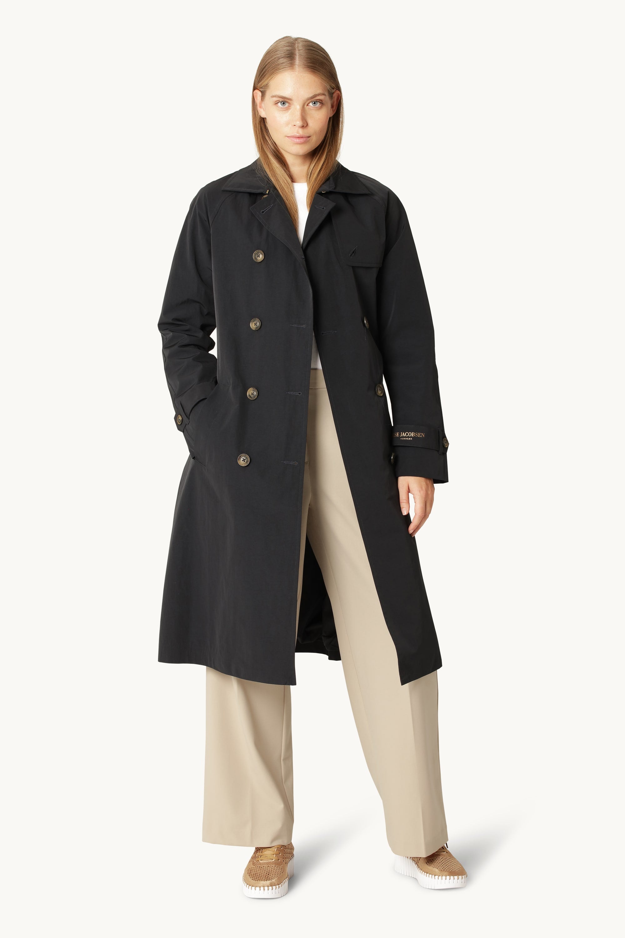 Teknisk Regnrock Trench - Dark Indigo