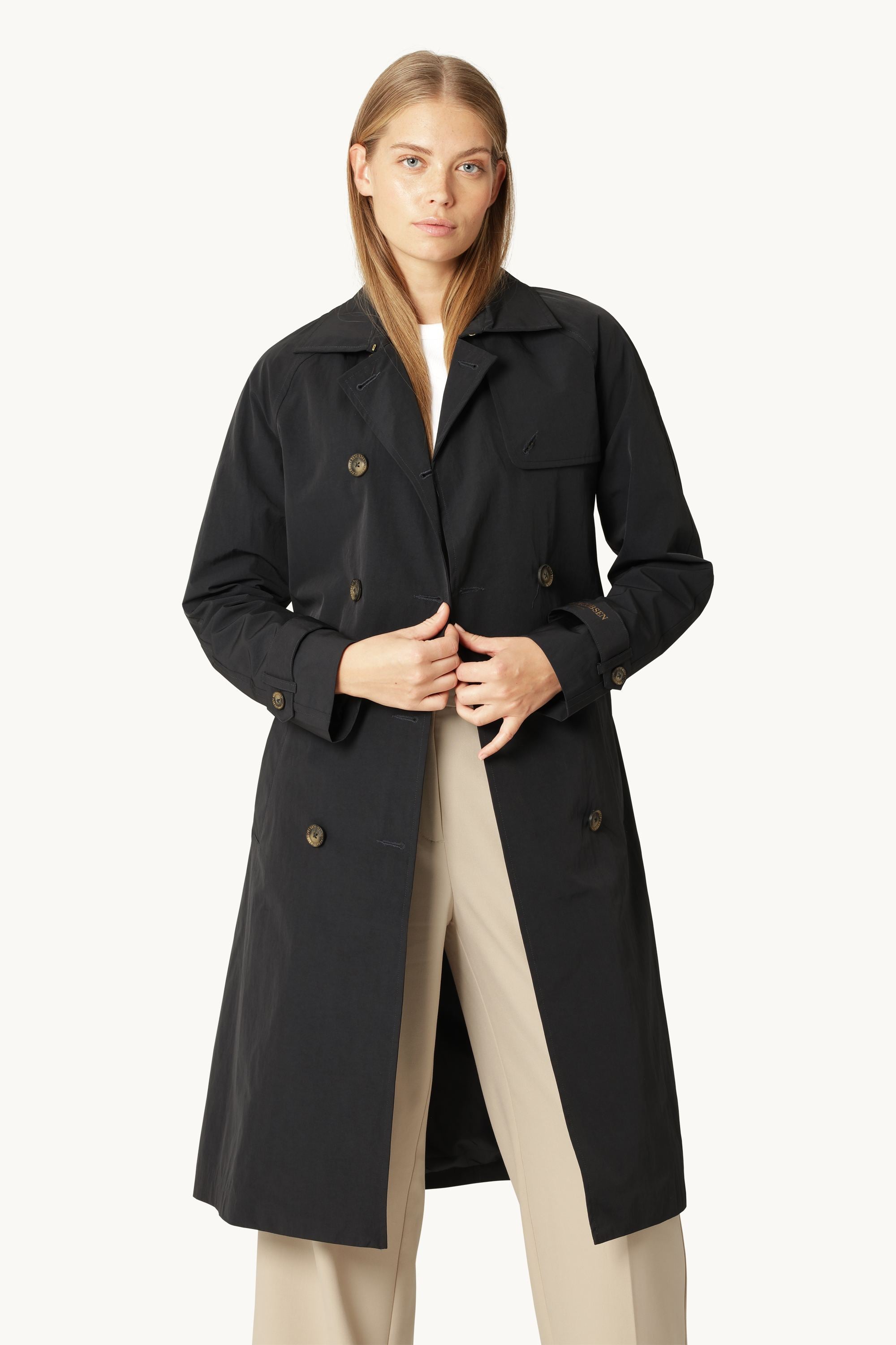 Teknisk Regnrock Trench - Dark Indigo