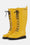 Long Rubber Boots - Cyber Yellow