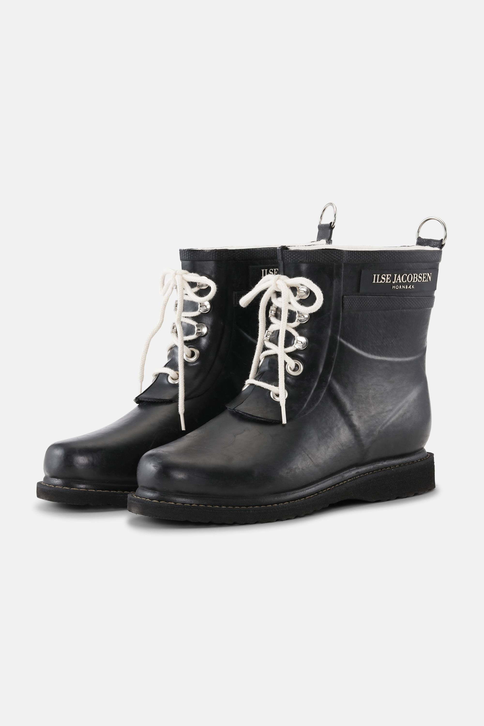 Short Rubber Boots - Black