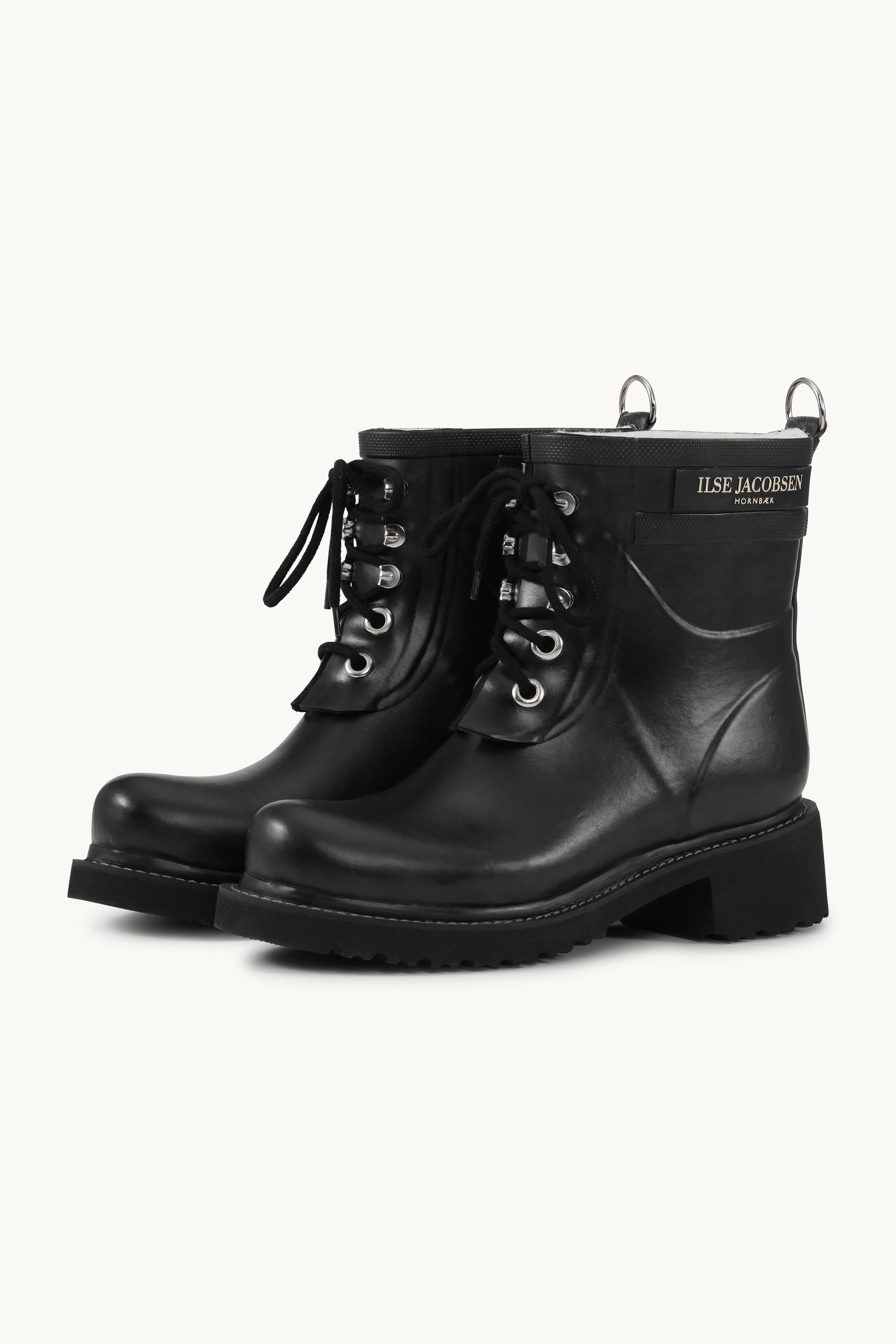 Short Rubber Boots - Black Black