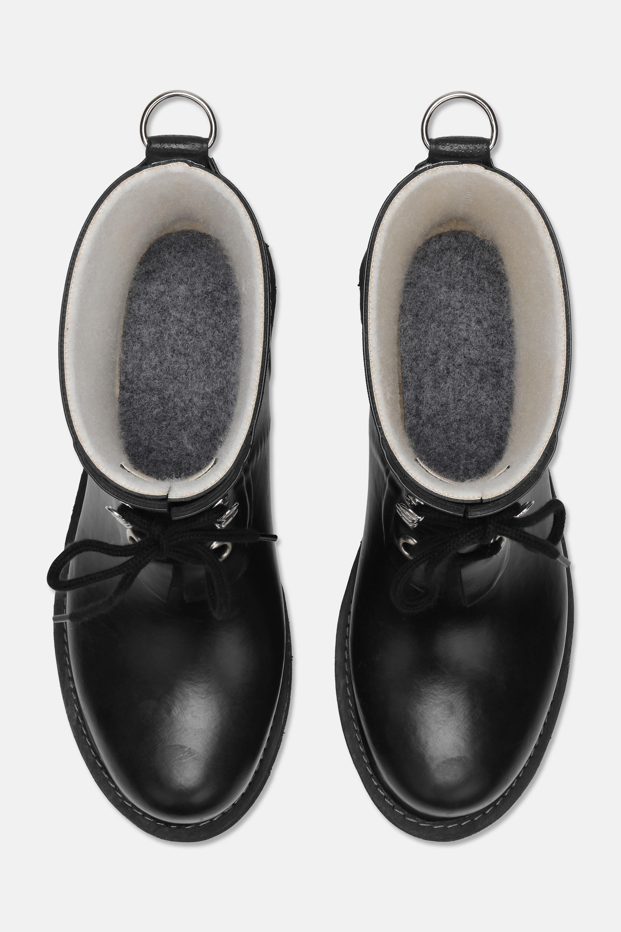 Short Rubber Boots - Black Black