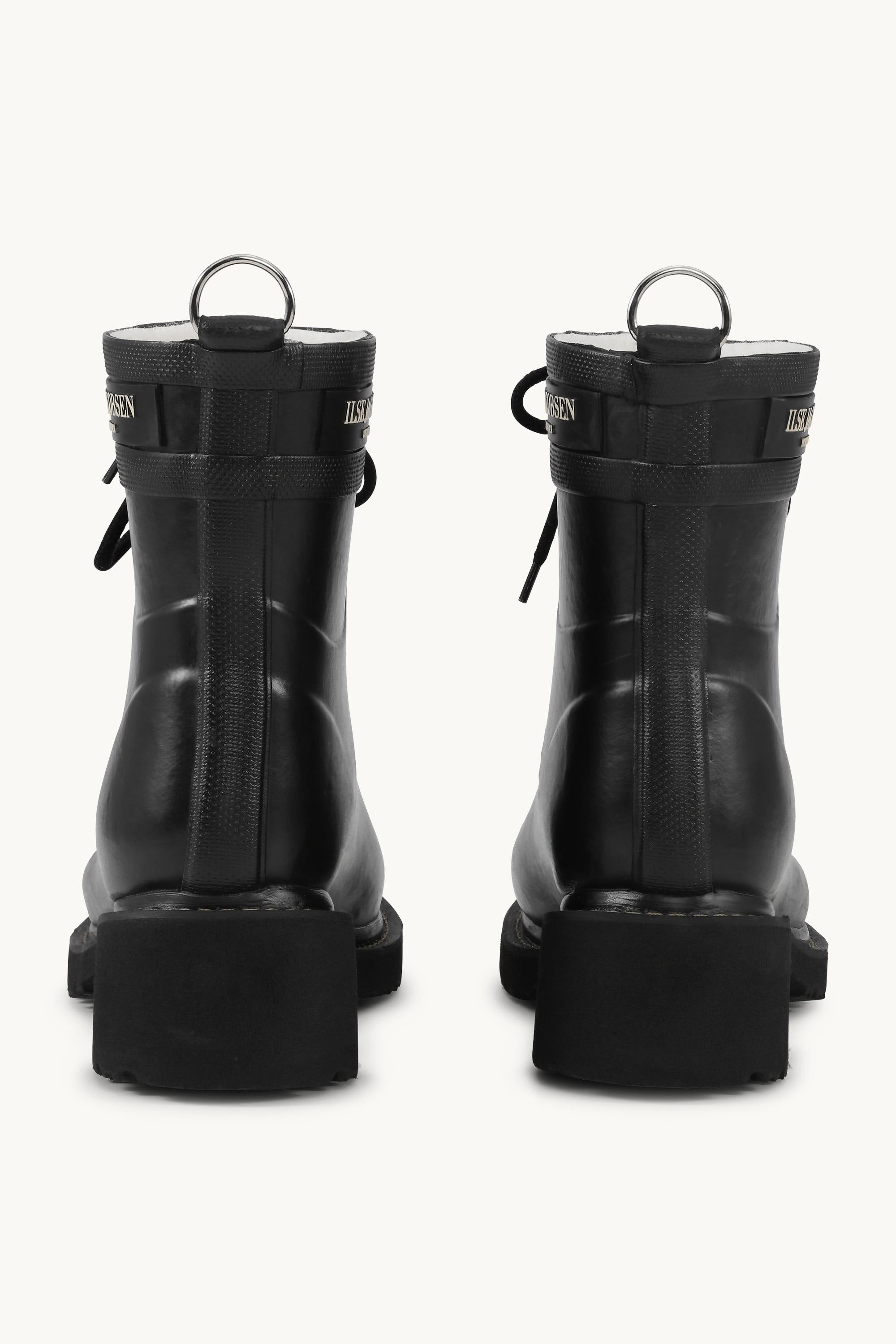 Short Rubber Boots - Black Black