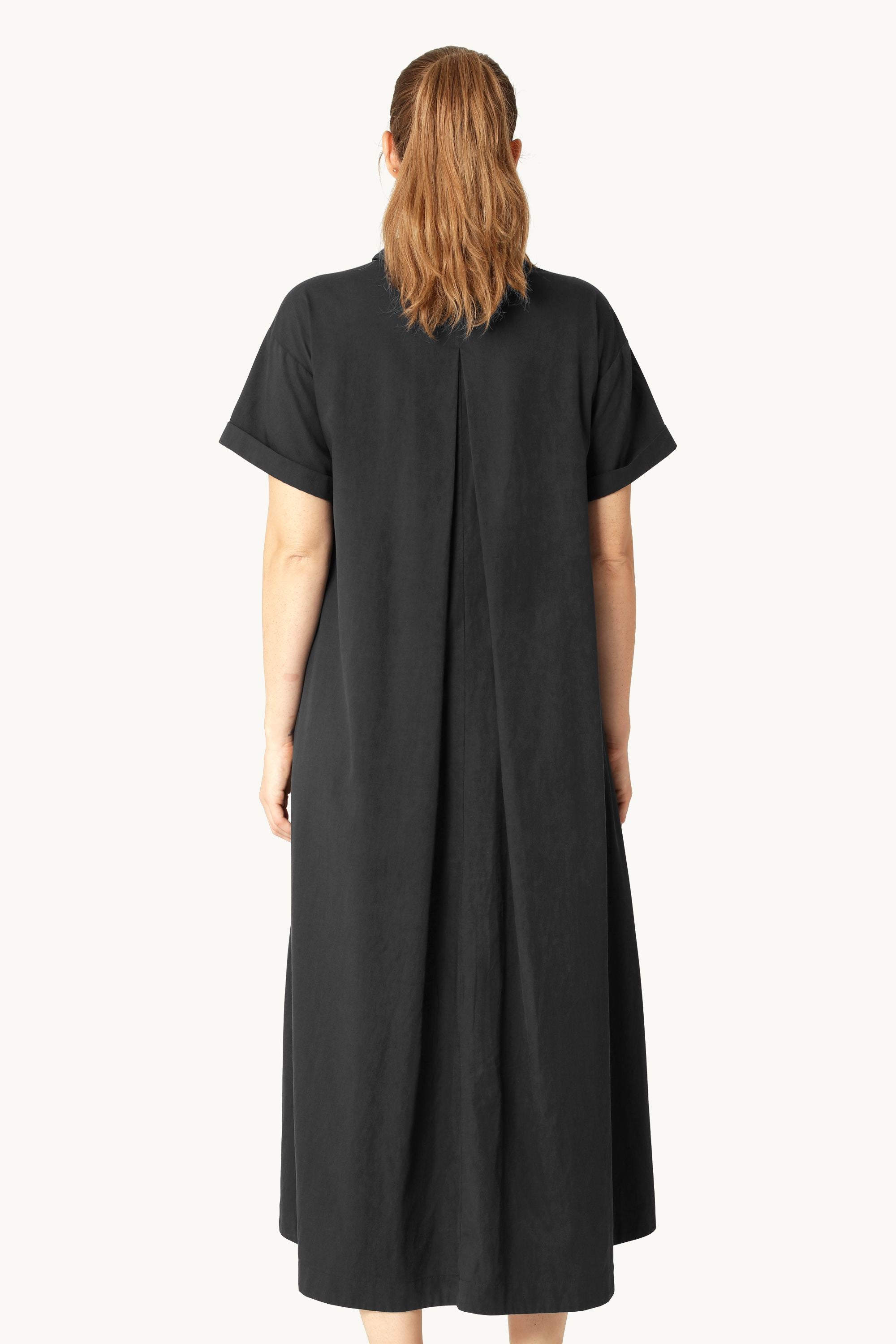 Lång Klänning A-linje - Dark Indigo