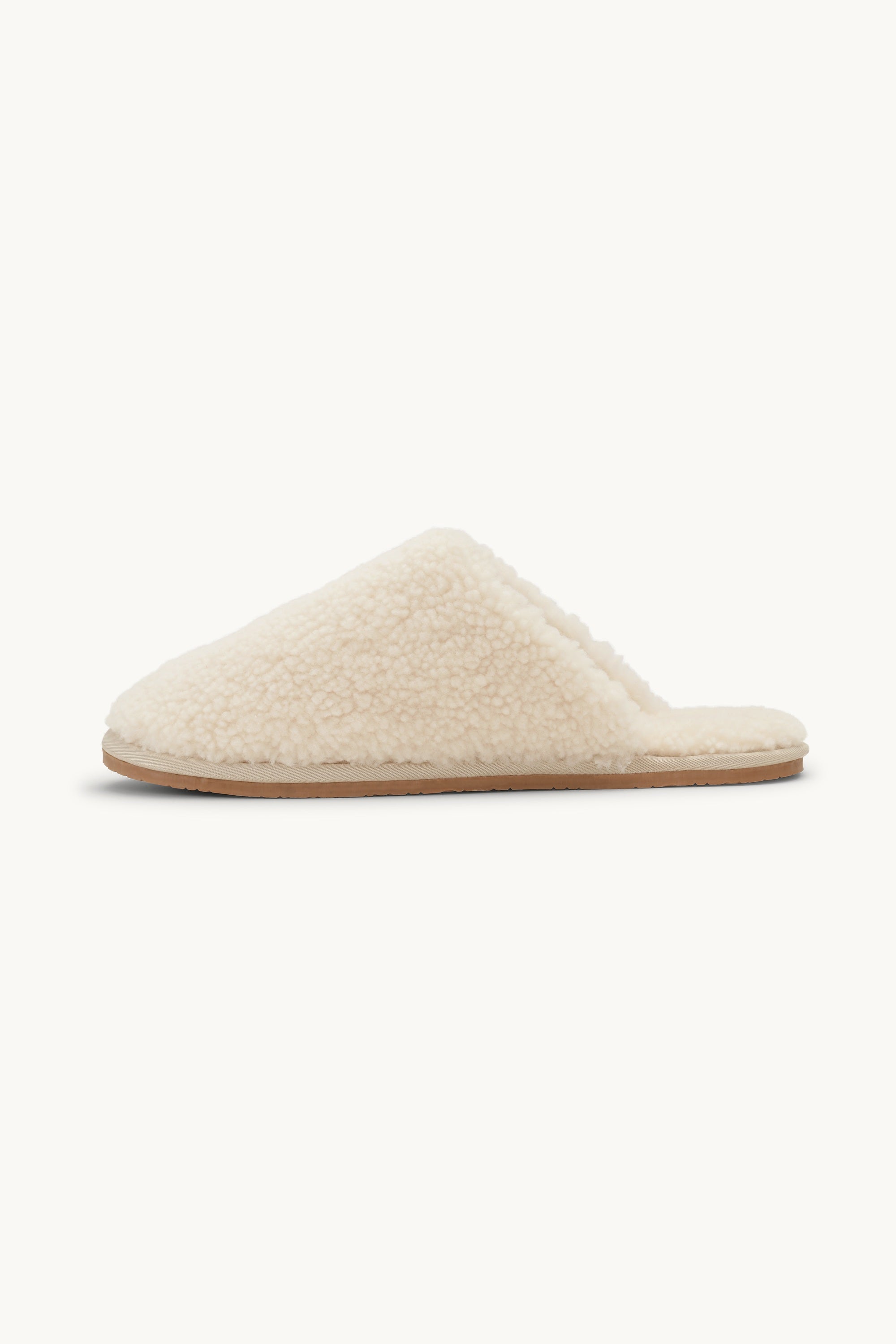 Curly Indoor Slipper - Milk Creme