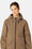 Short high performance winter jacket - Mocca