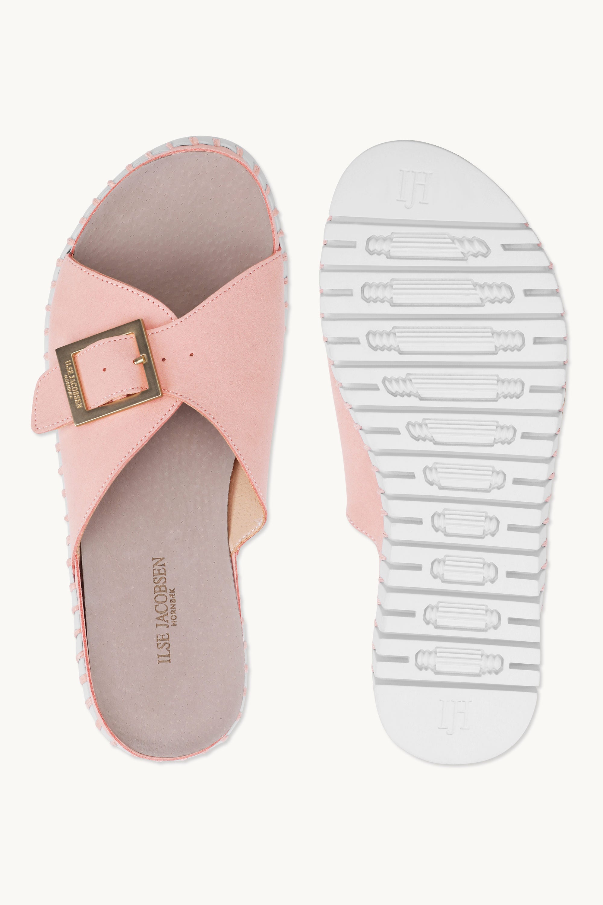 Sandaler Spänne - Adobe Rose White