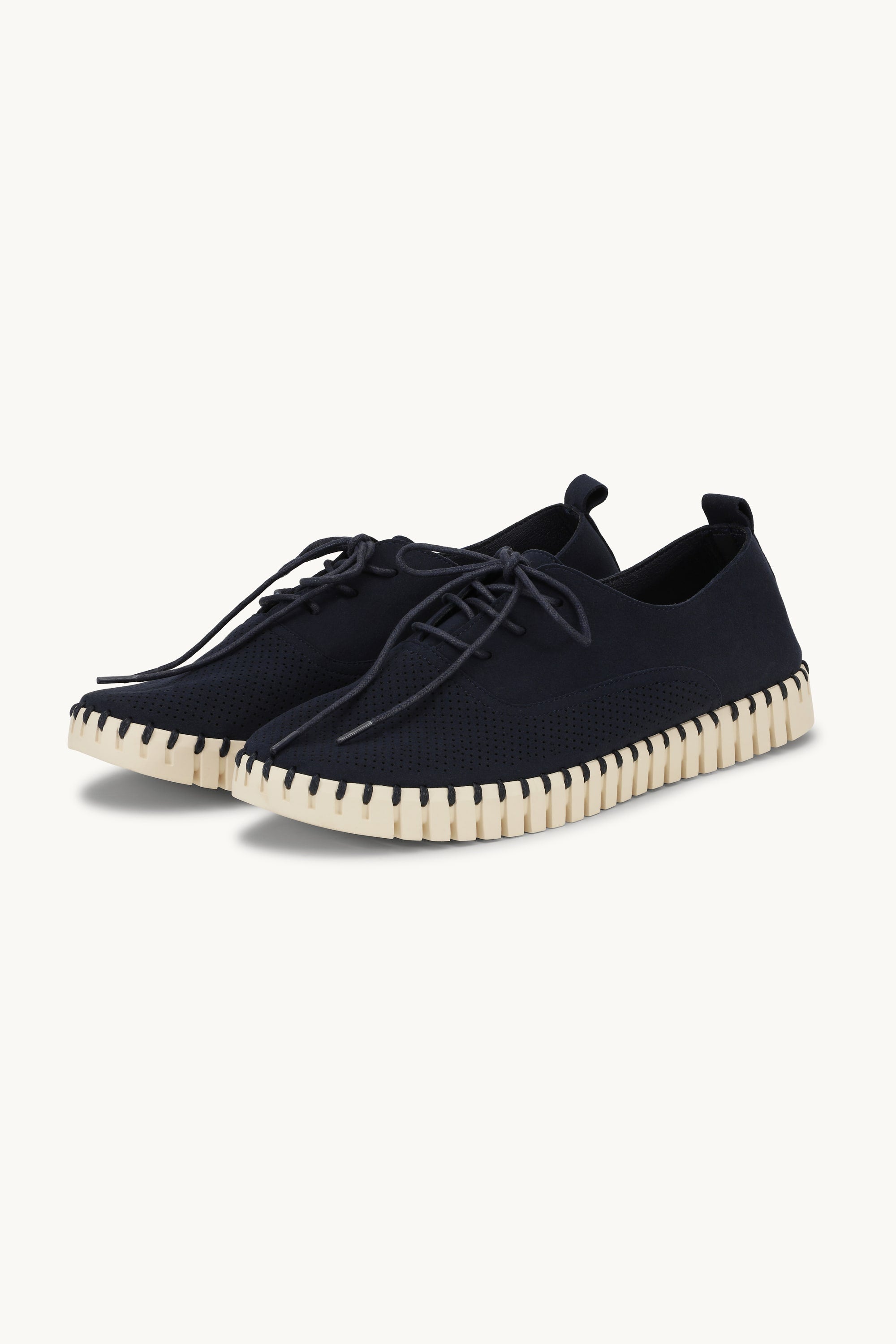 Herrskor Med Snörning - Dark Indigo Pearled Ivory
