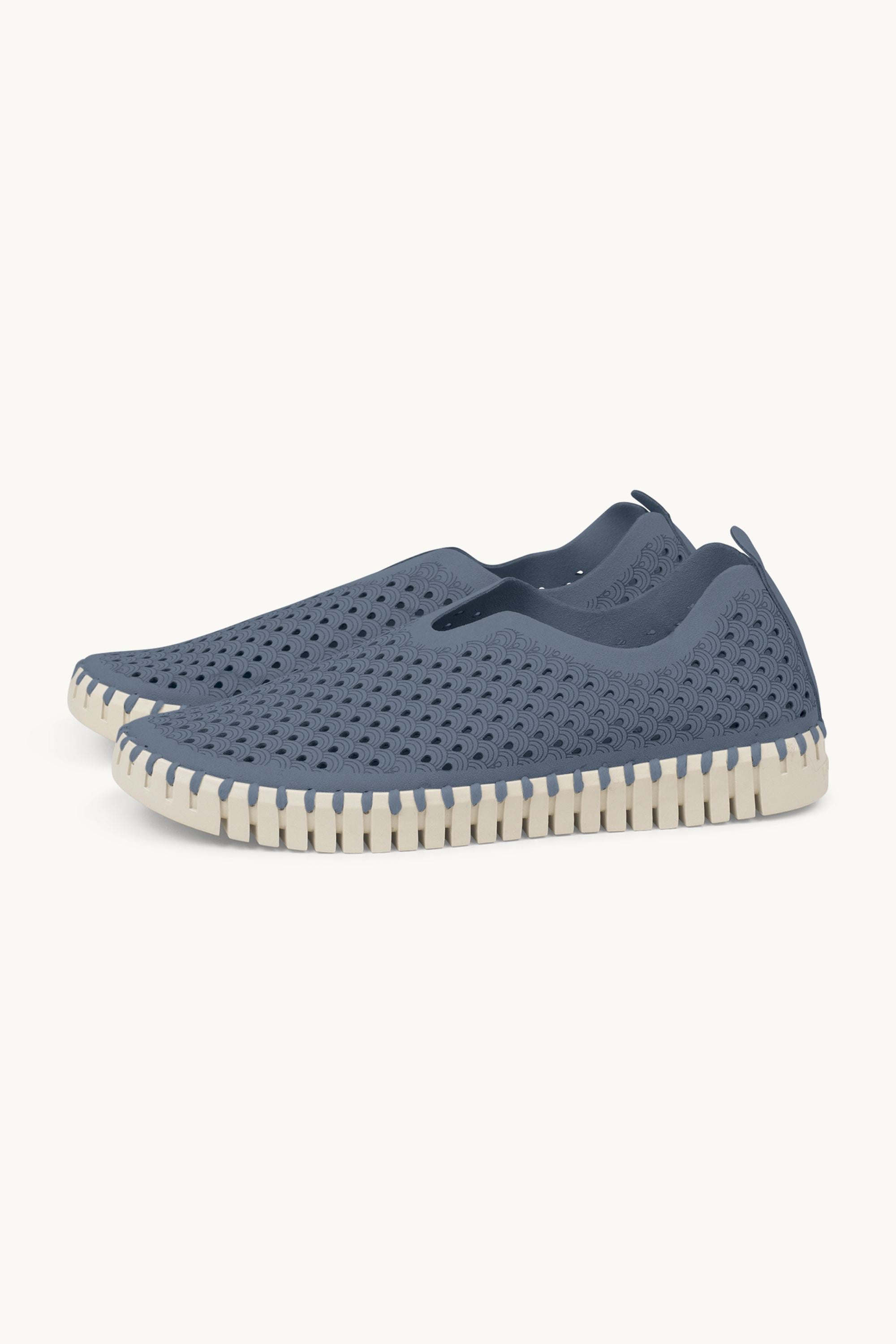 Tulip Skor - Grey Blue