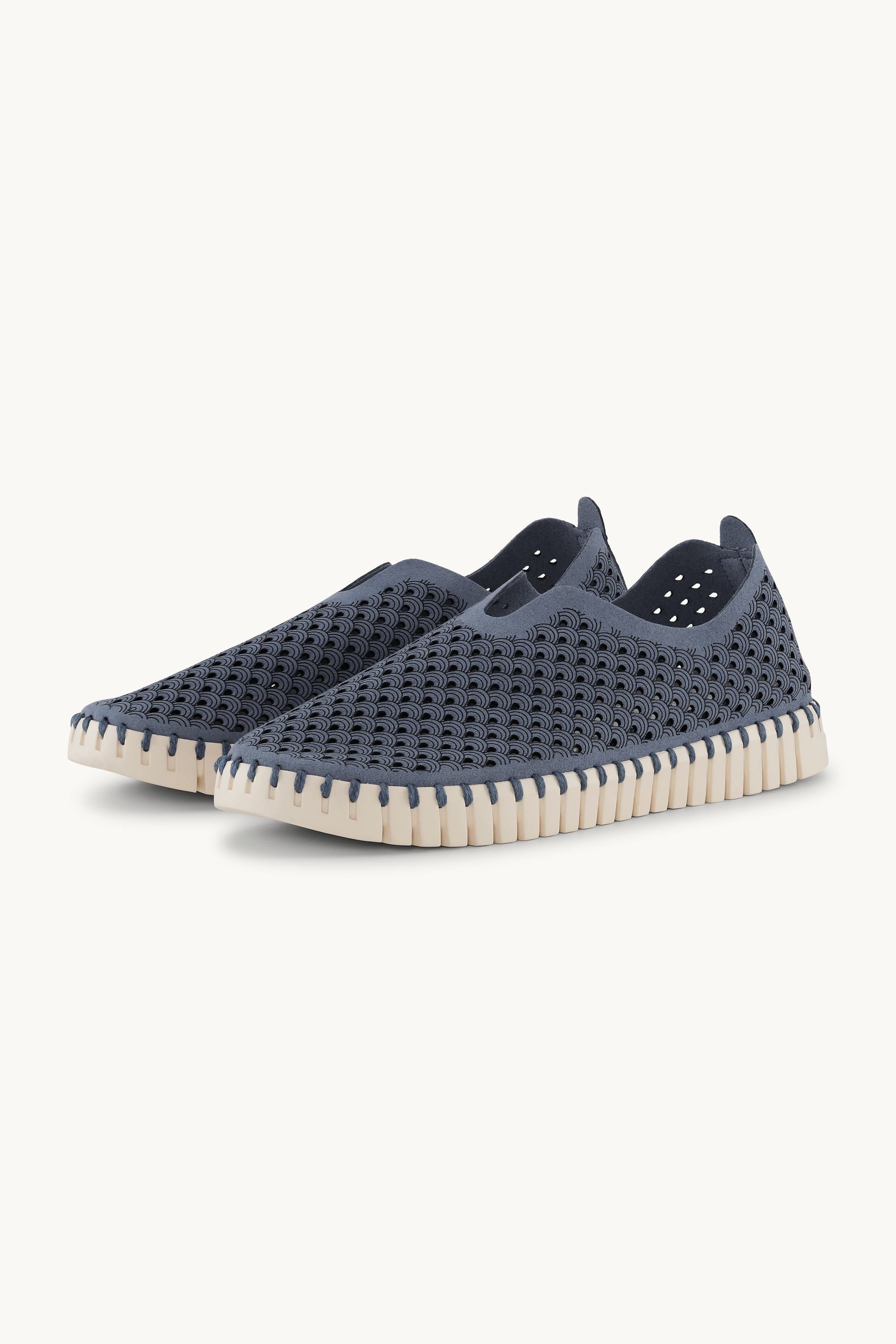 Tulip Skor - Grey Blue