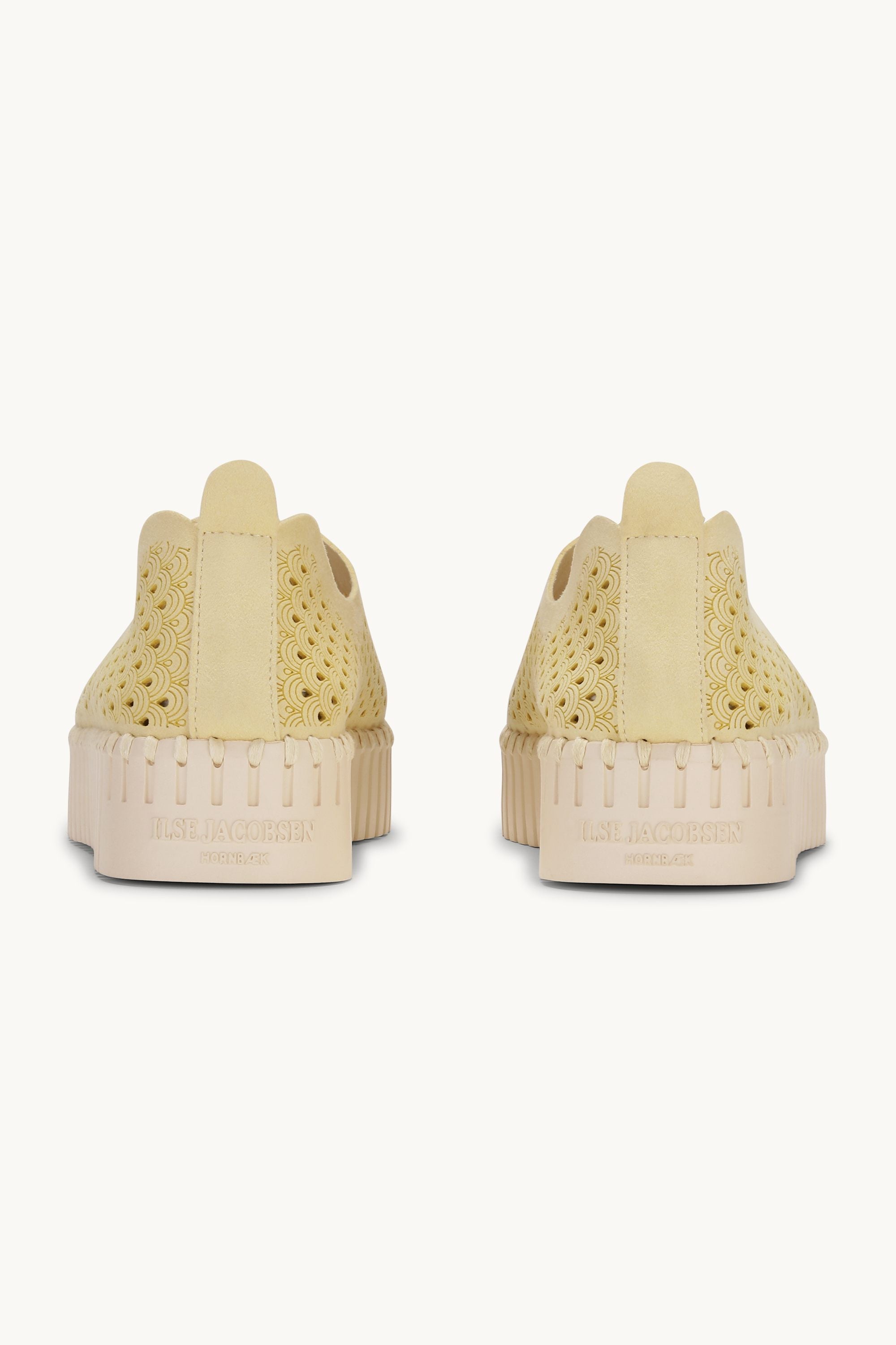 Platform Tulip Skor - Double Cream