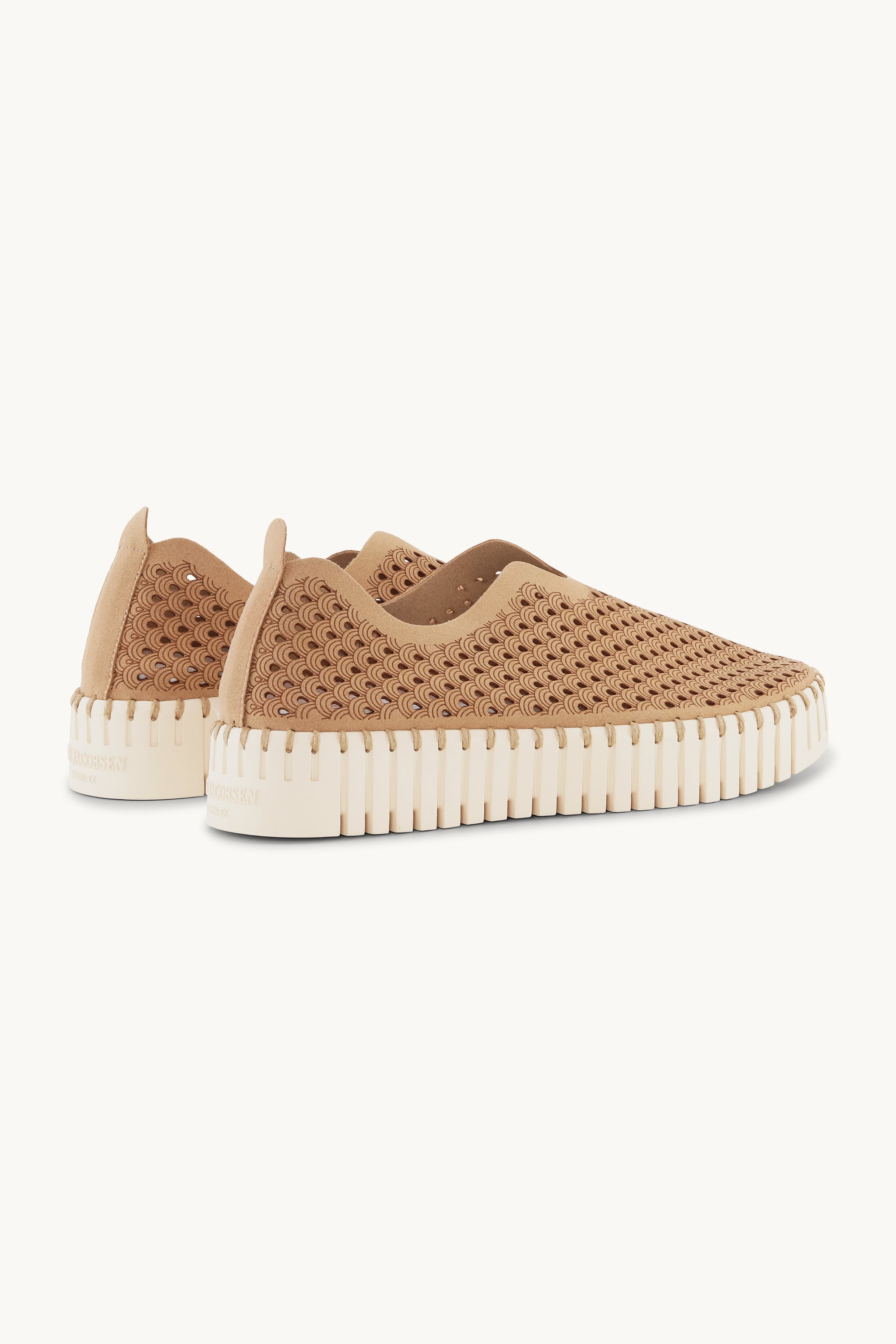 Platform Tulip Skor - Latte