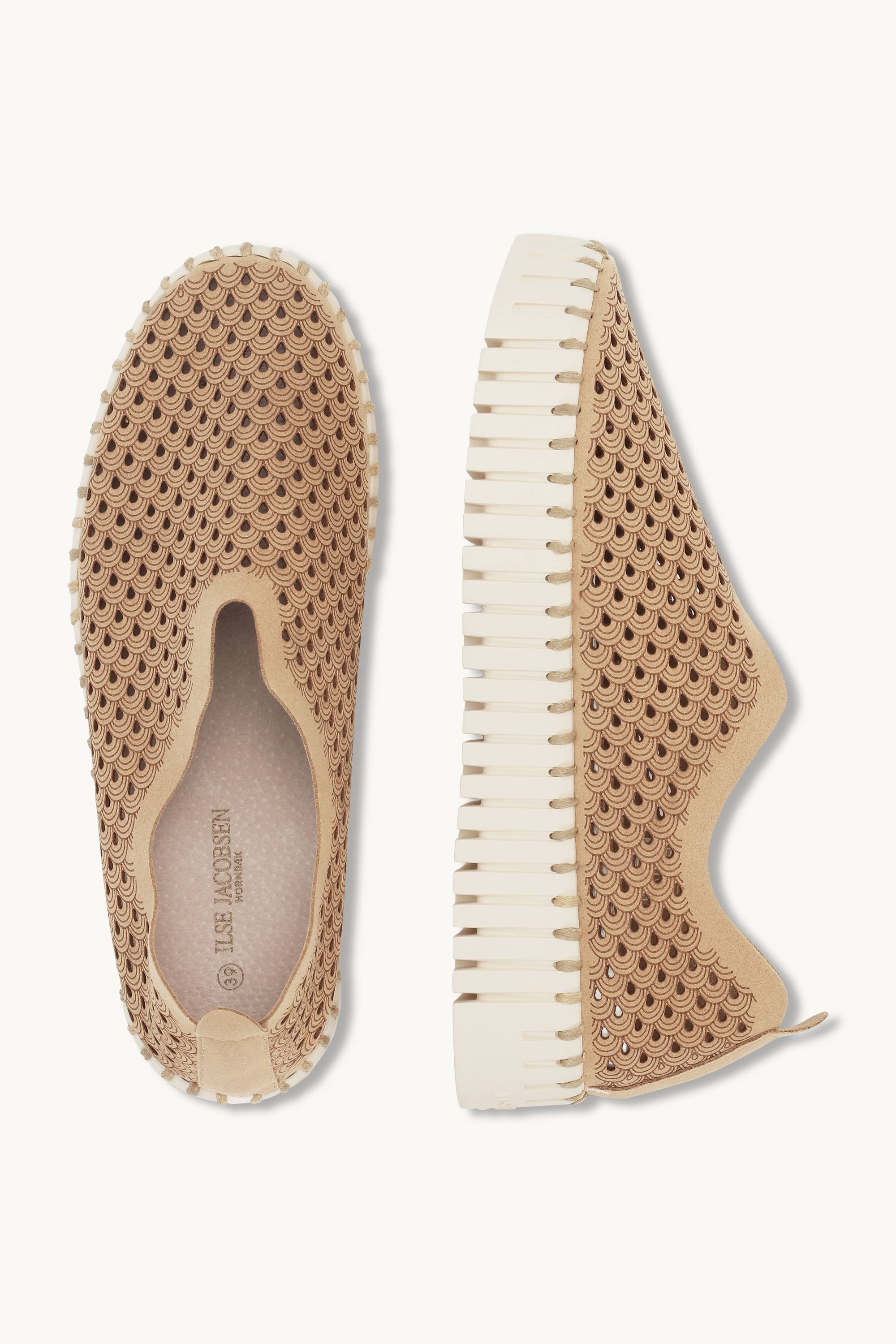 Platform Tulip Skor - Latte