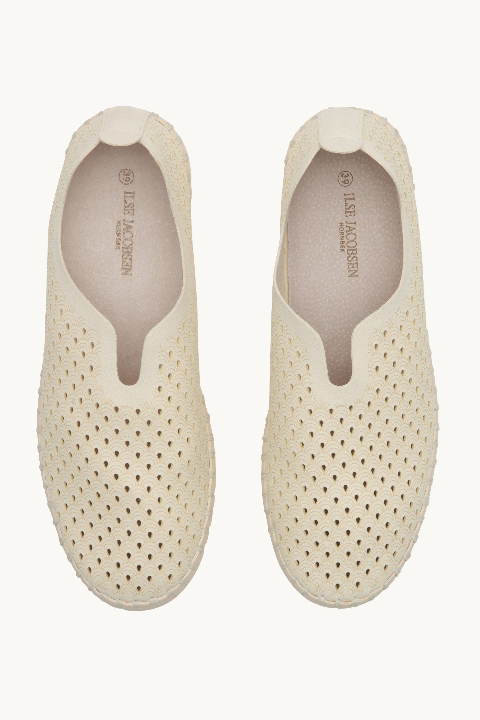 Platform Tulip Skor - Milk Creme