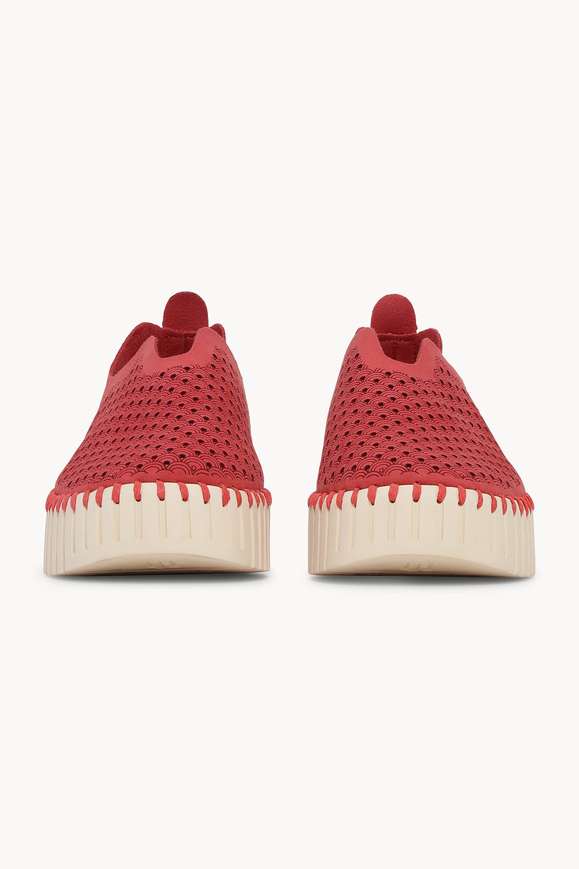 Platform Tulip Skor - Baked Apple Pearled Ivory