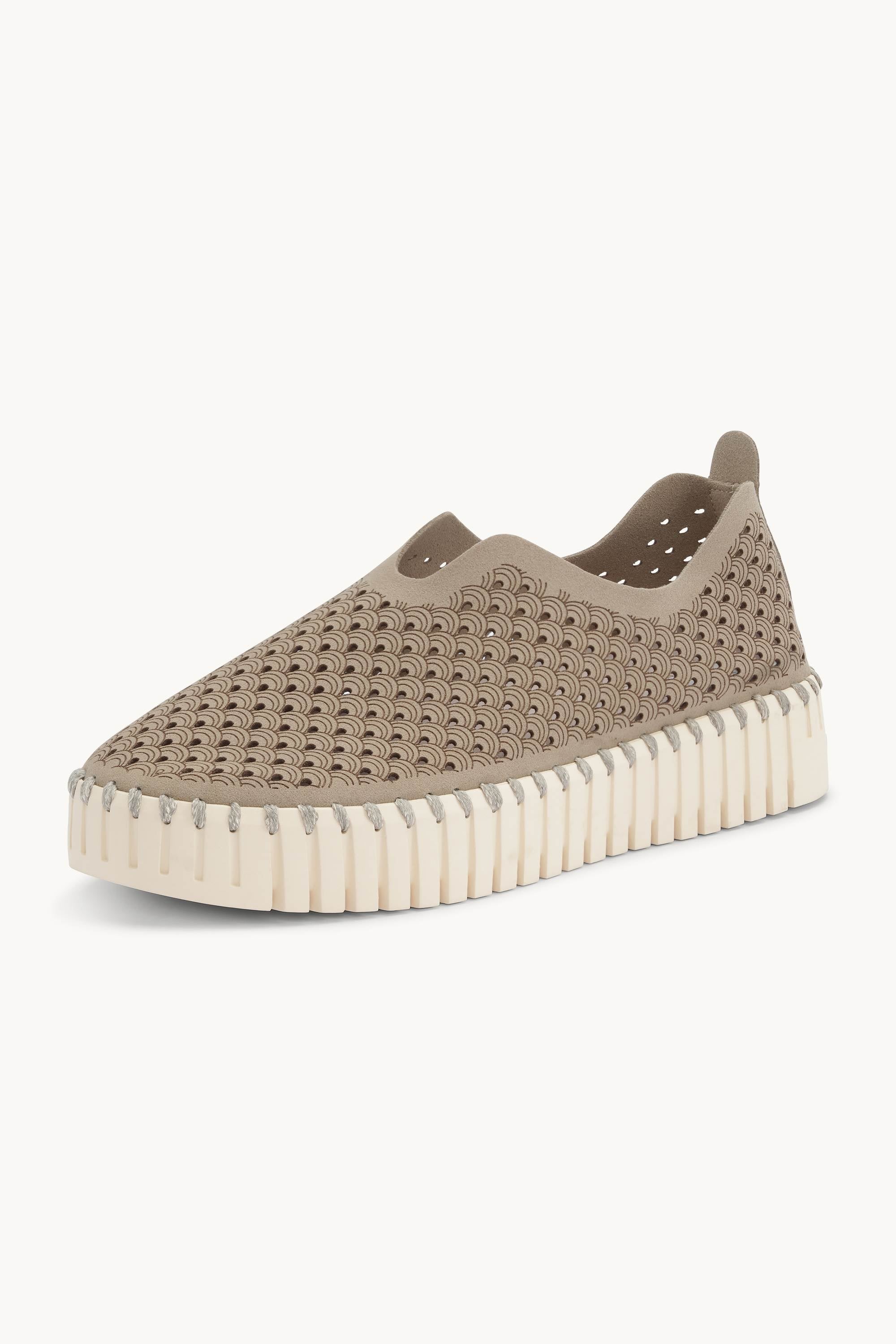 Platform Tulip Skor - Coriander Pearled Ivory