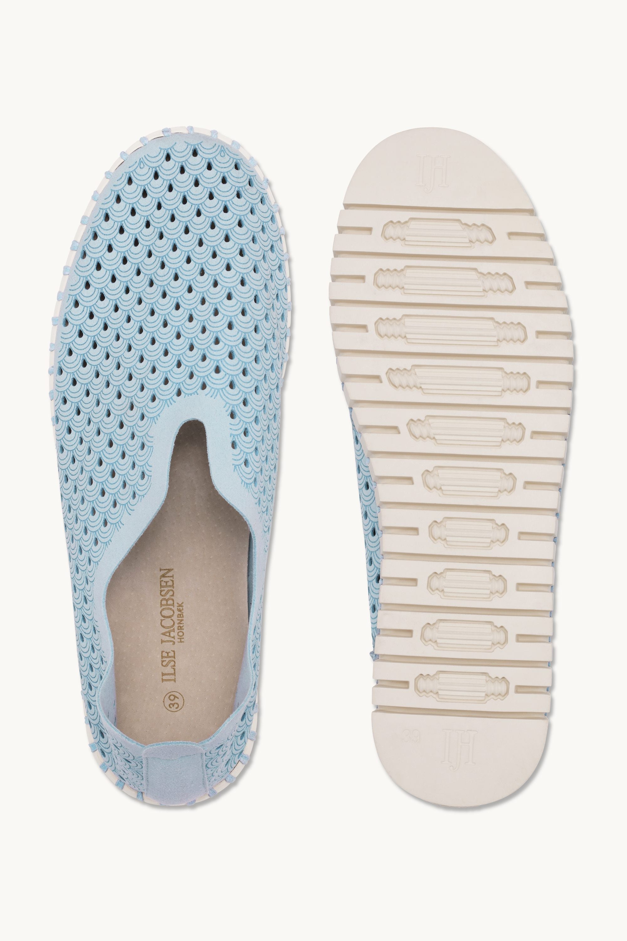 Platform Tulip Skor - Ash Blue