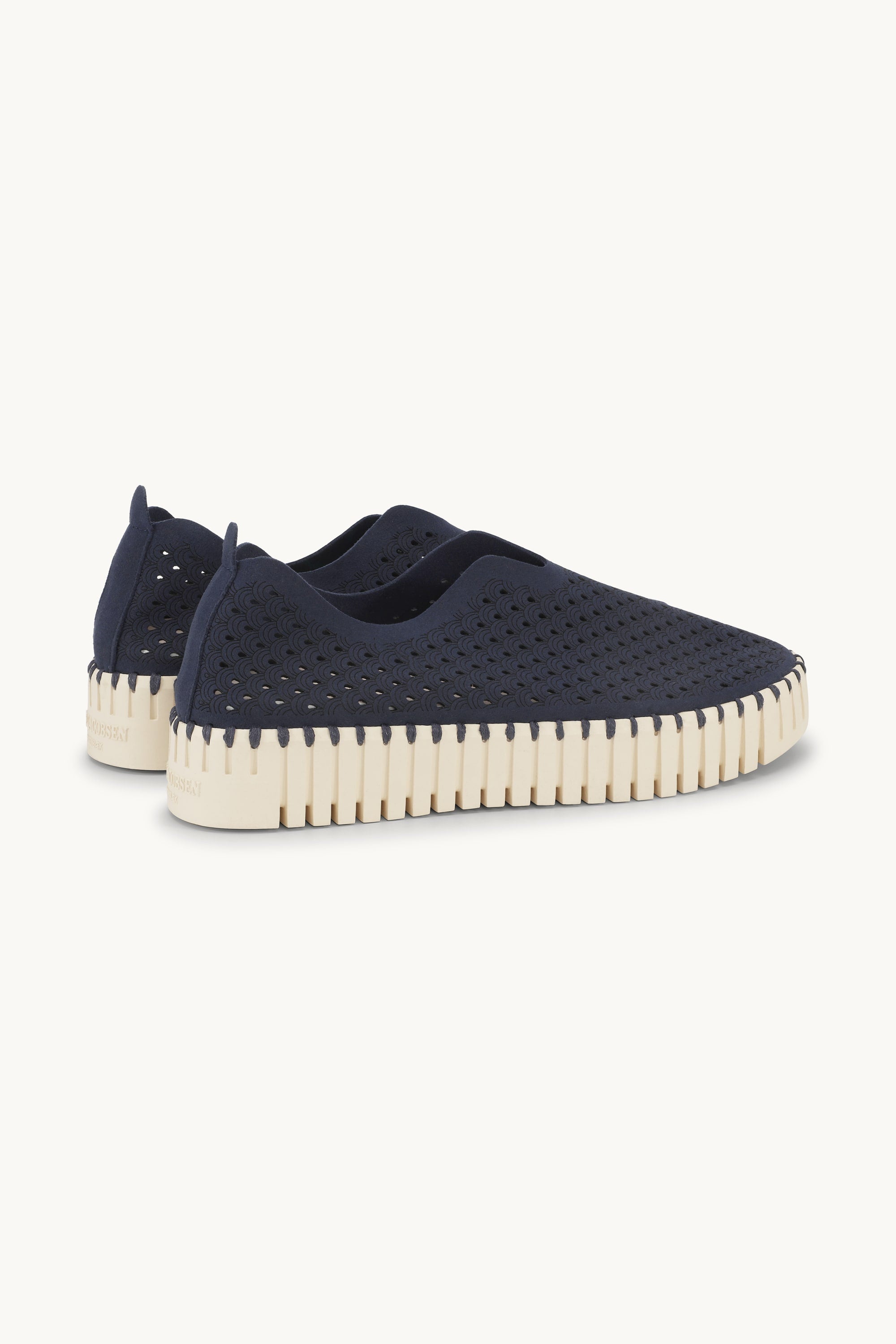 Platform Tulip Skor - Dark Indigo