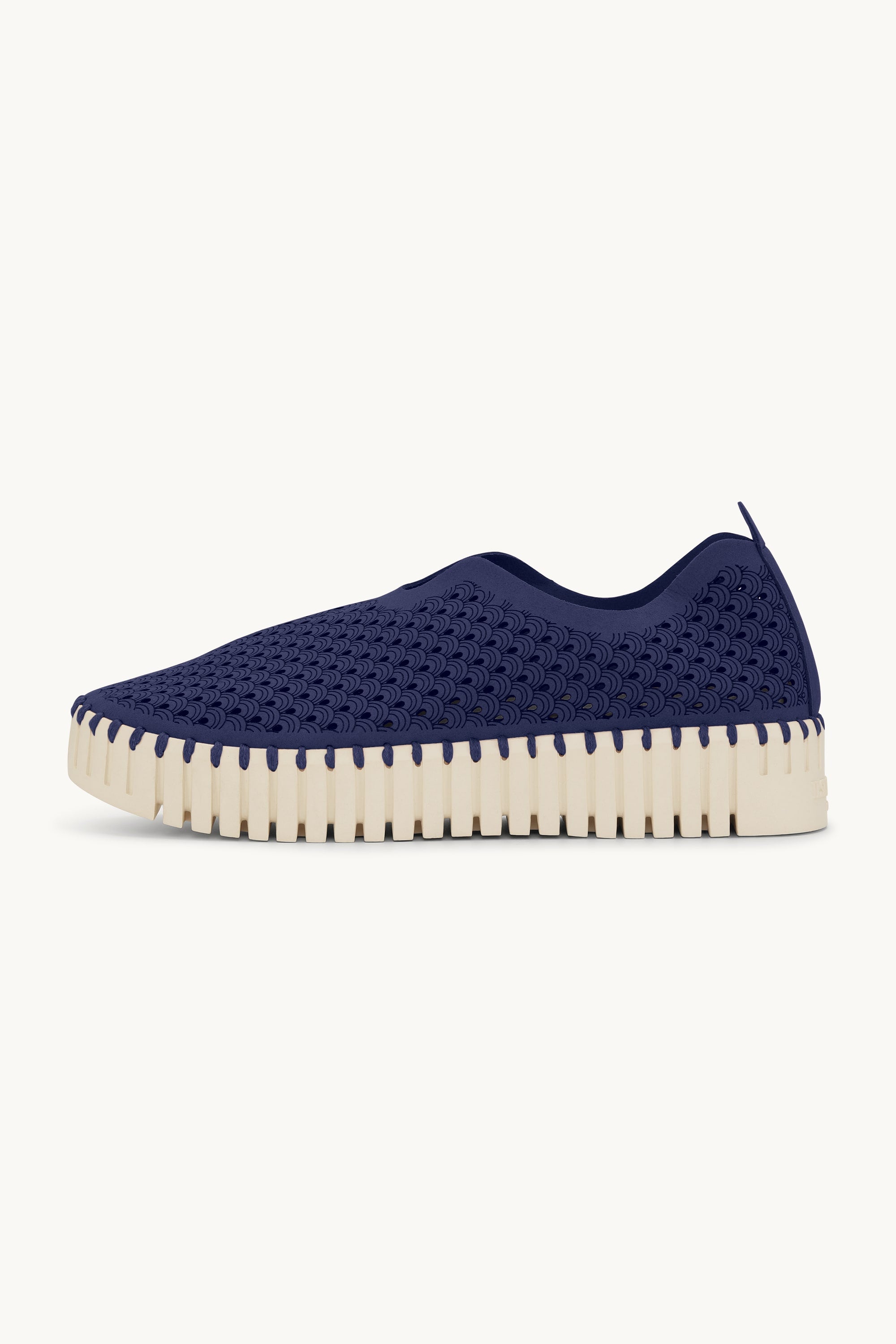Platform Tulip Skor - Dark Indigo