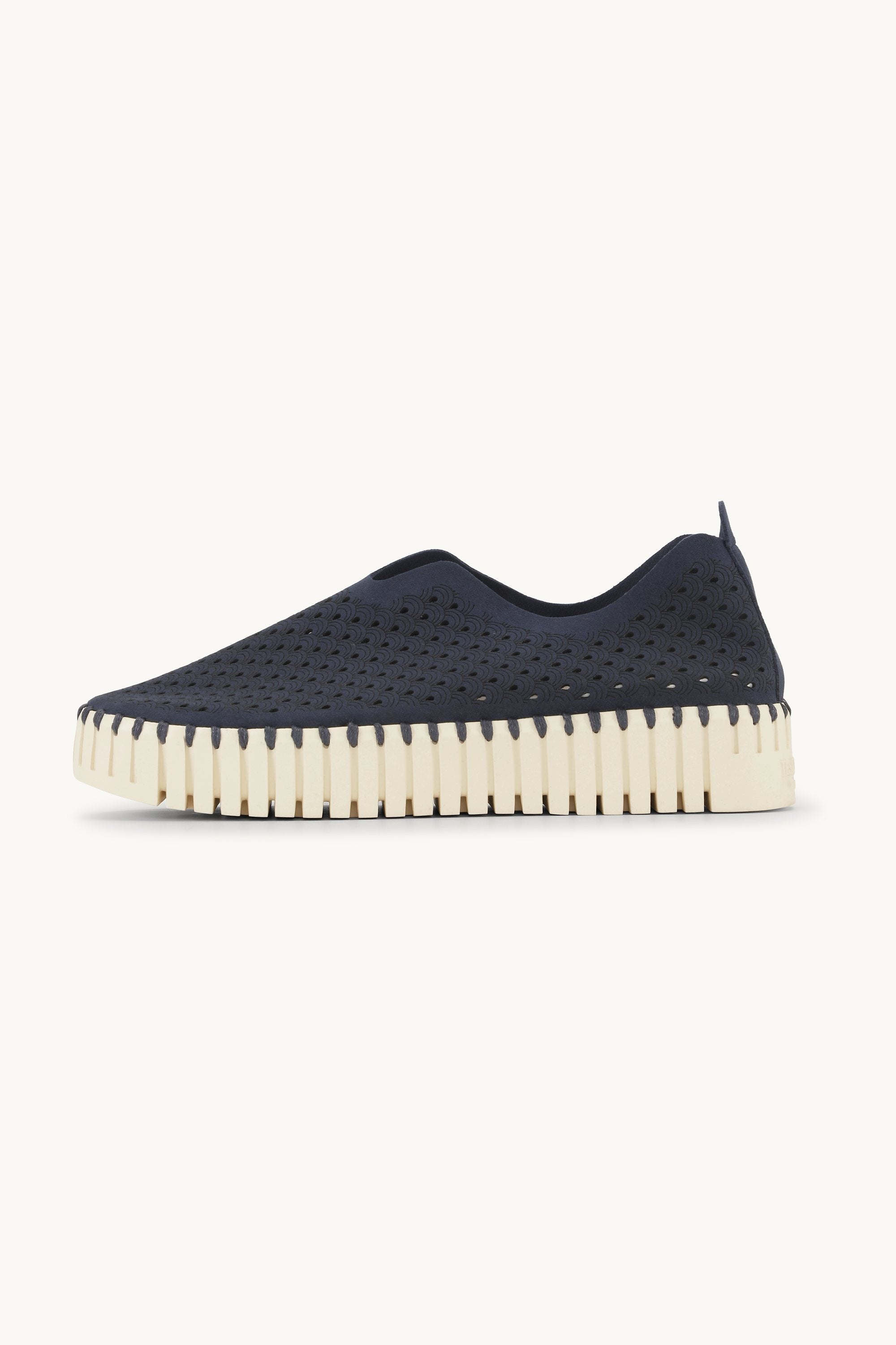 Platform Tulip Skor - Dark Indigo