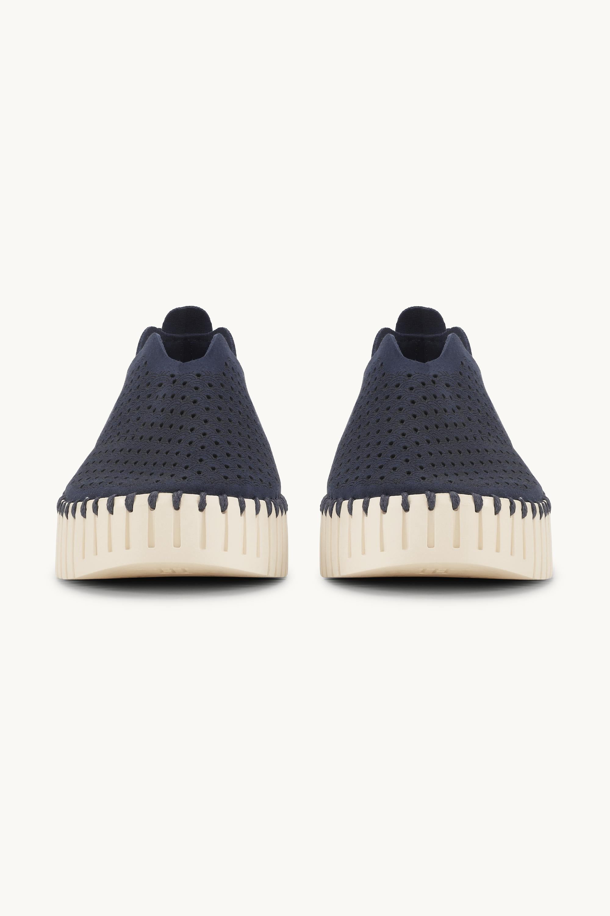 Platform Tulip Skor - Dark Indigo