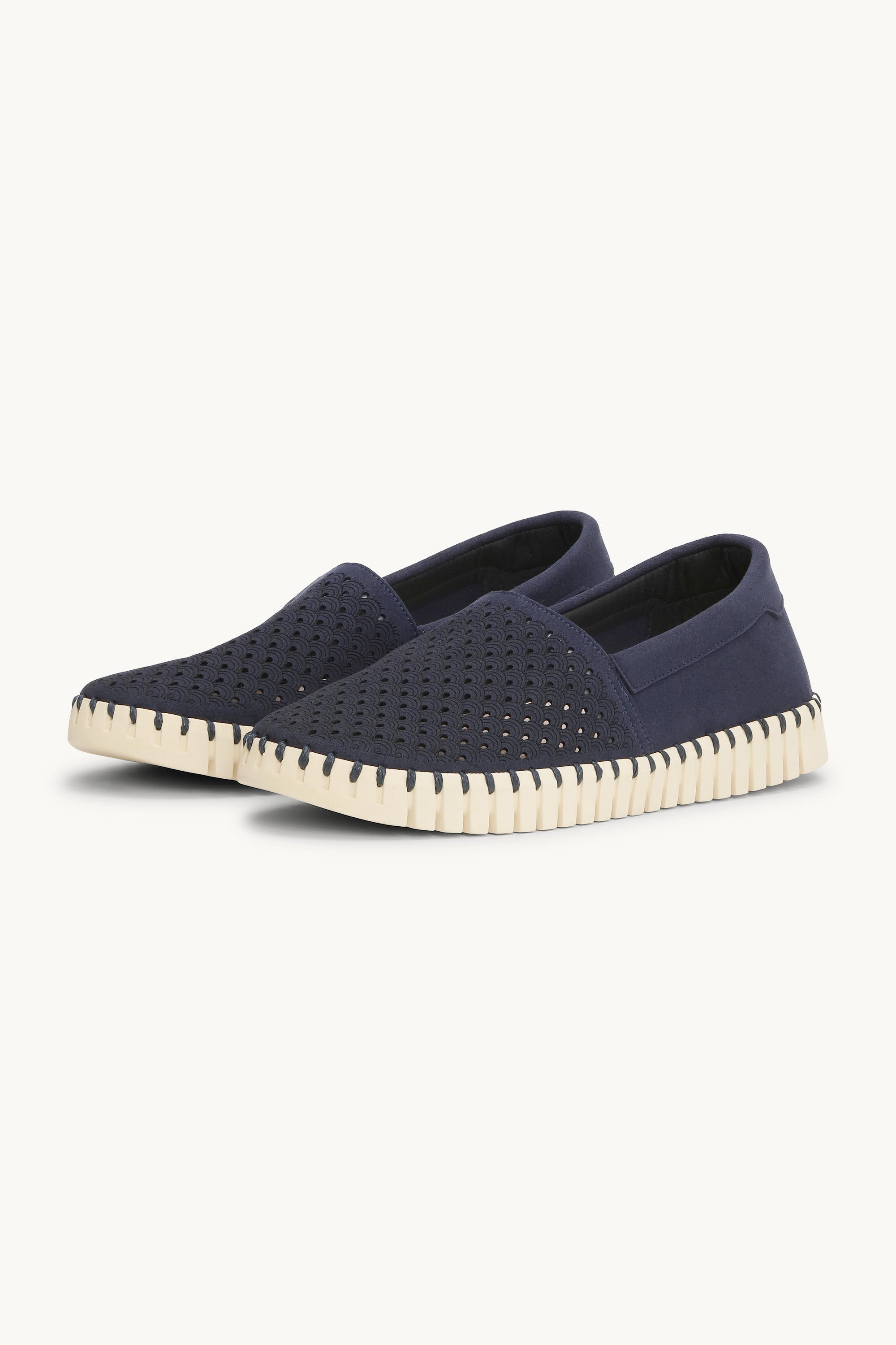 Tulip Espadrille - Dark Indigo Pearled Ivory