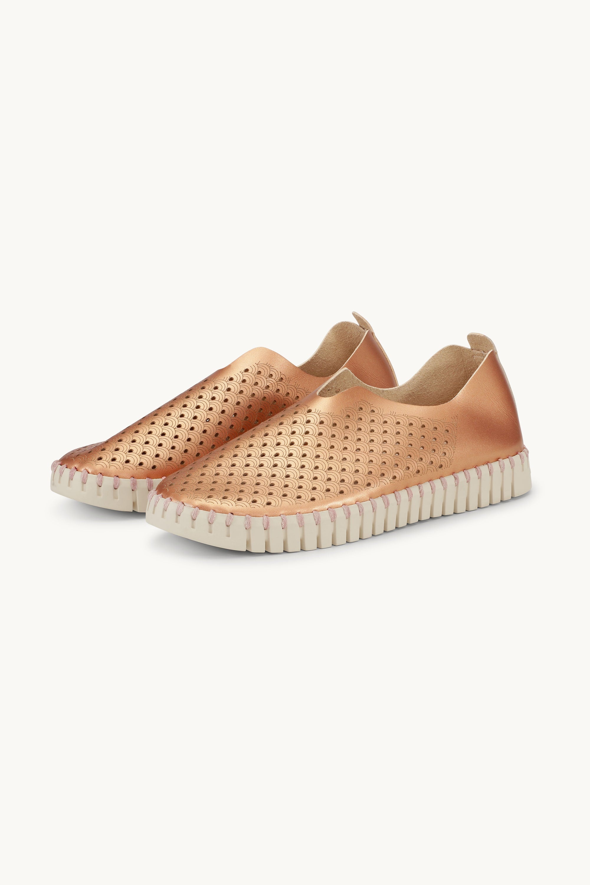 Tulip Skor Metallic - Rose Gold