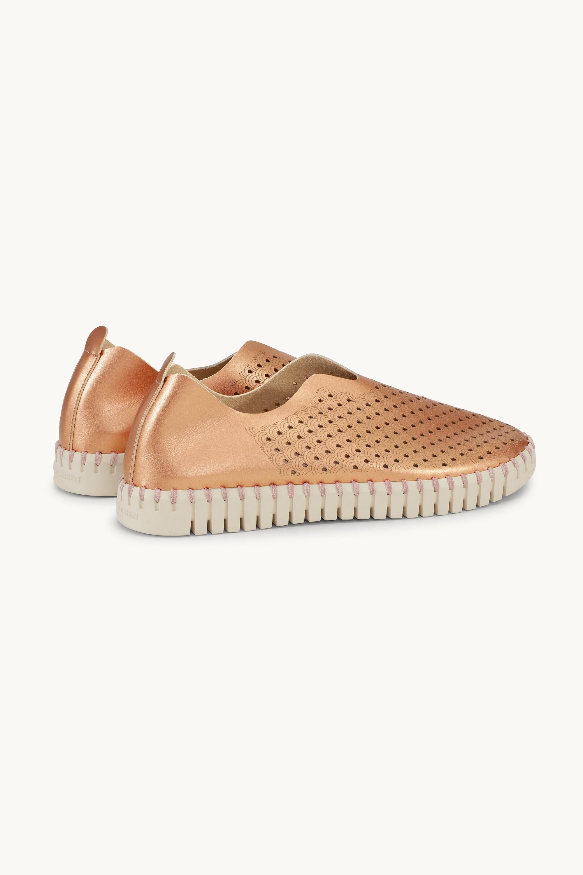 Tulip Skor Metallic - Rose Gold