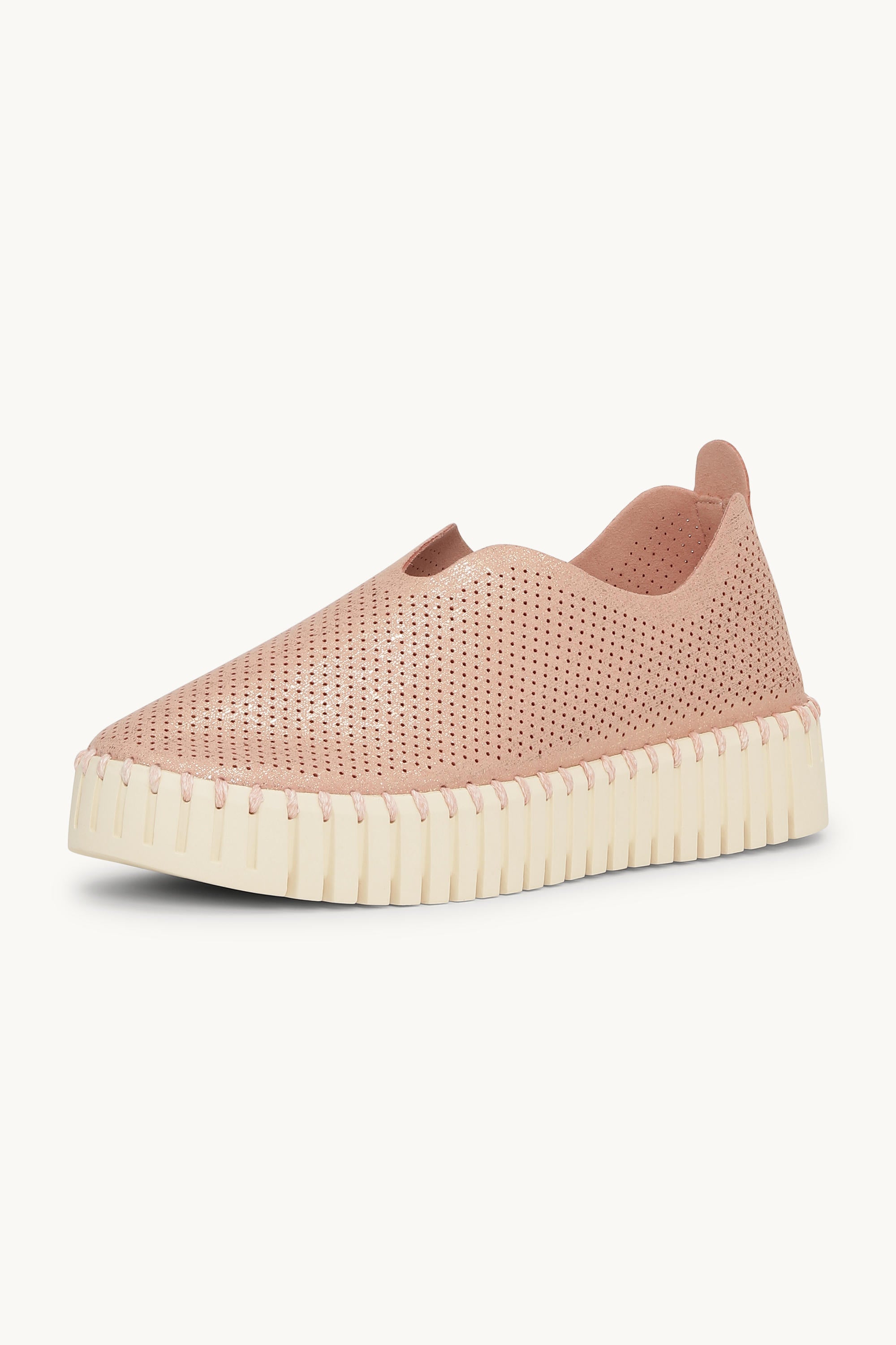 Tulip Plattformsko Glitter - Adobe Rose Pearled Ivory