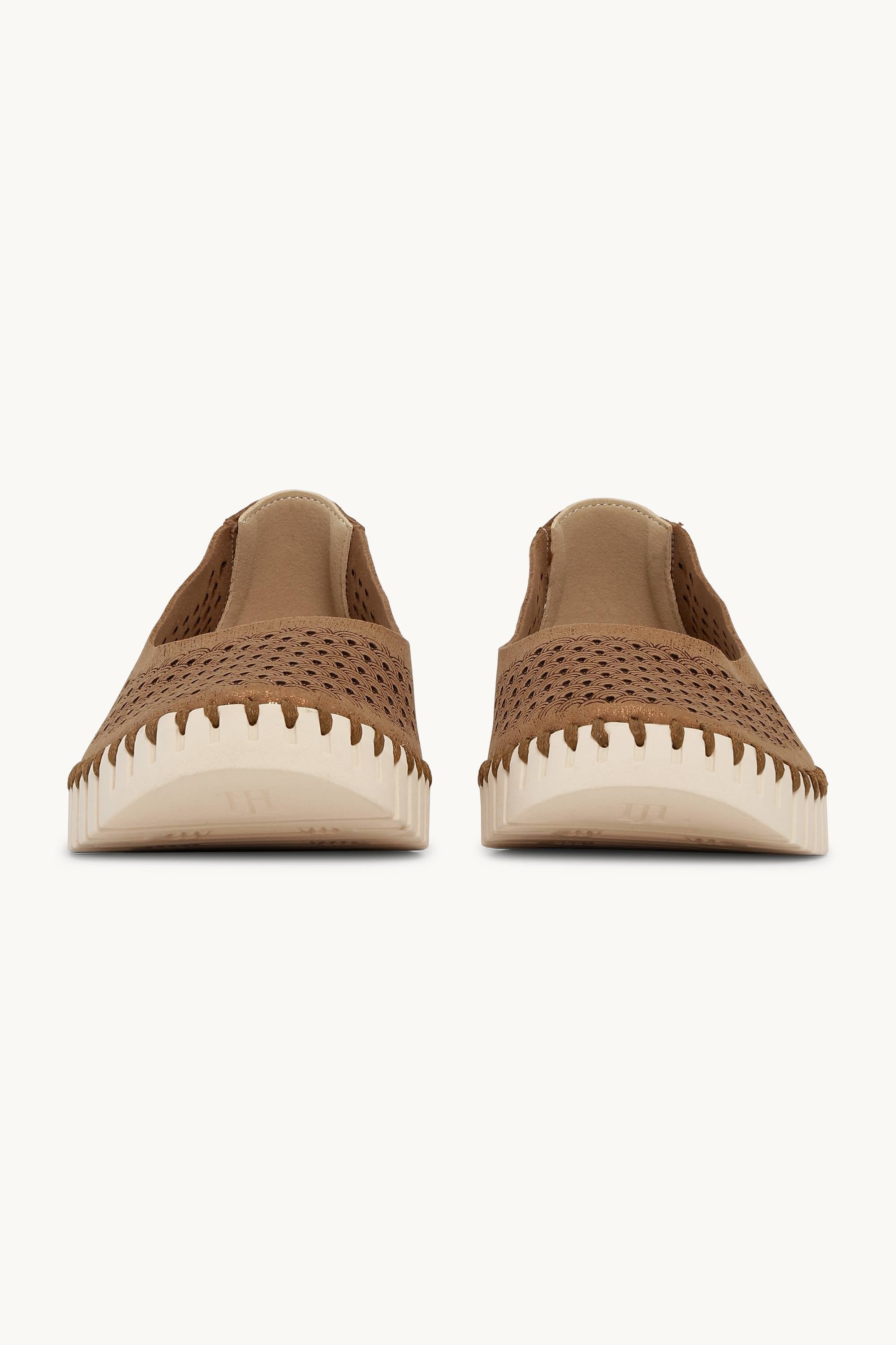 Tulip Skor Glitter - Nougat Pearled Ivory