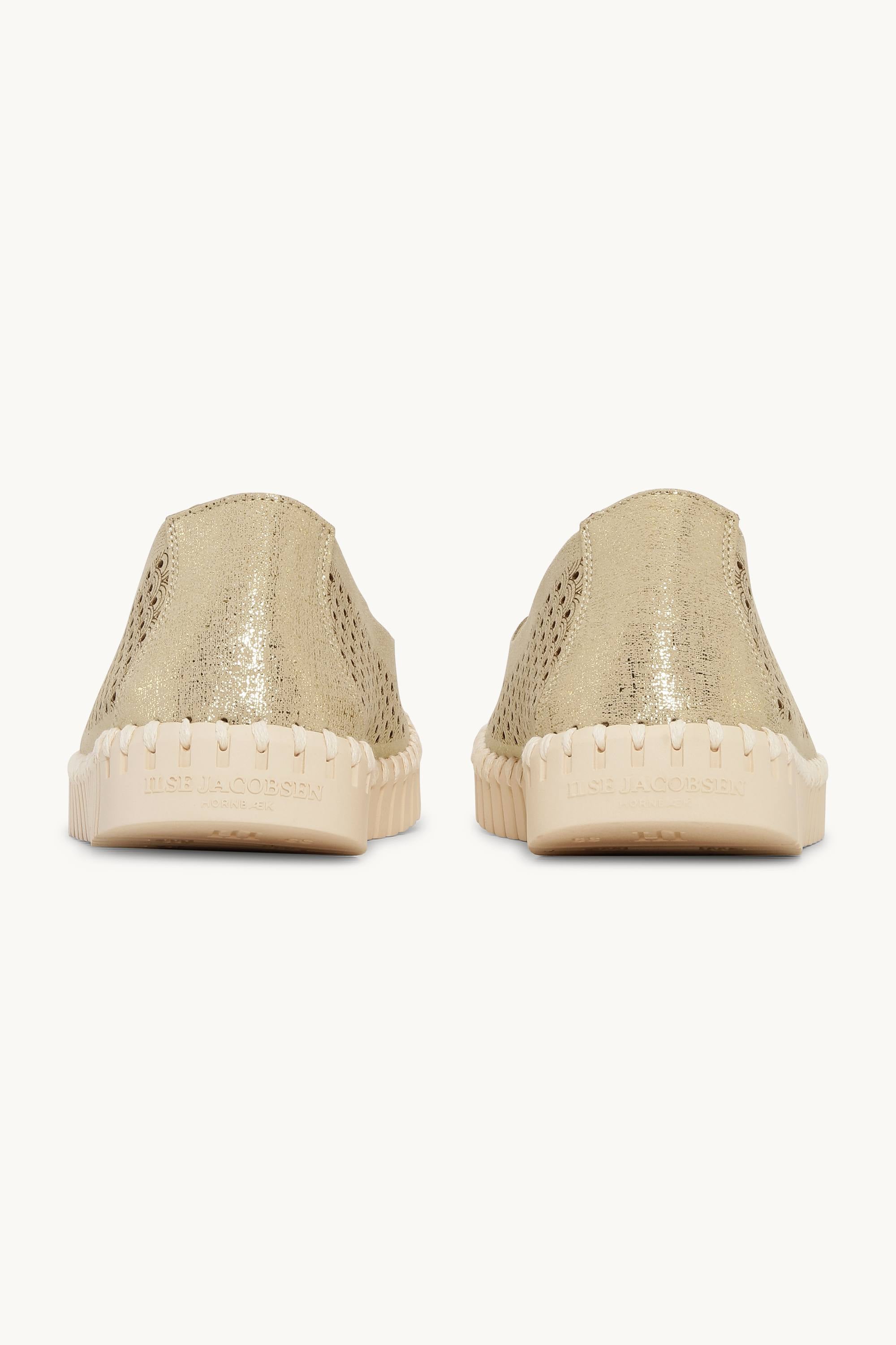Tulip Skor Glitter - Platin Pearled Ivory