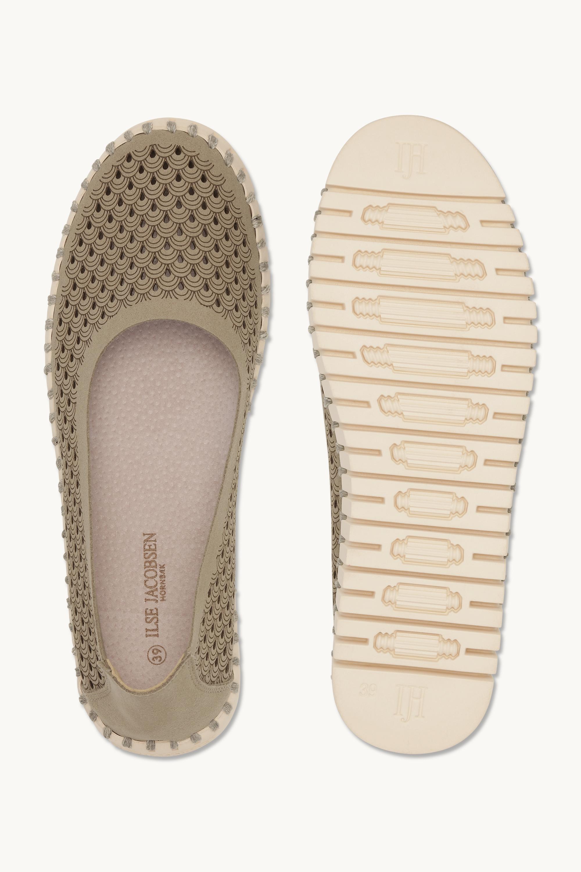 Ballerinaskor - Coriander Pearled Ivory