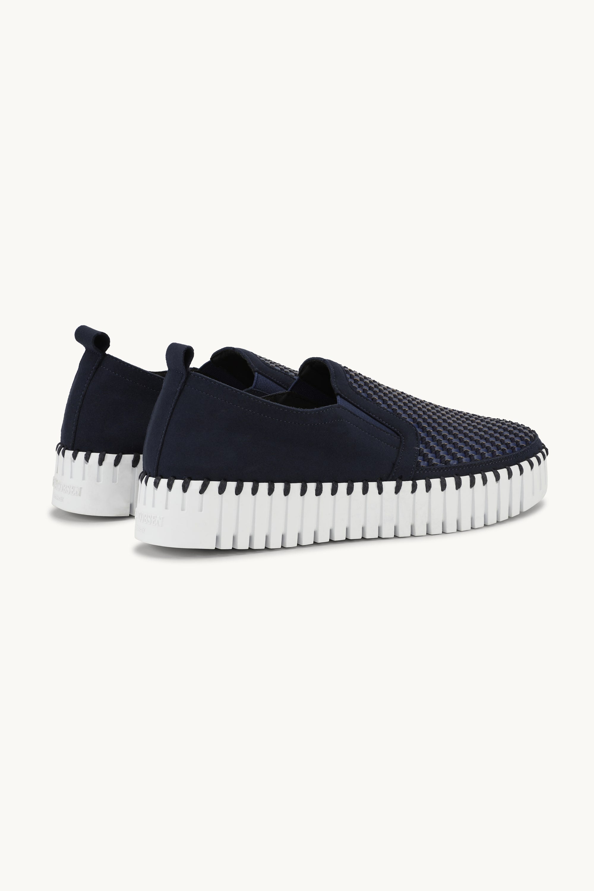 Tulip Plattformsko - Dark Indigo White